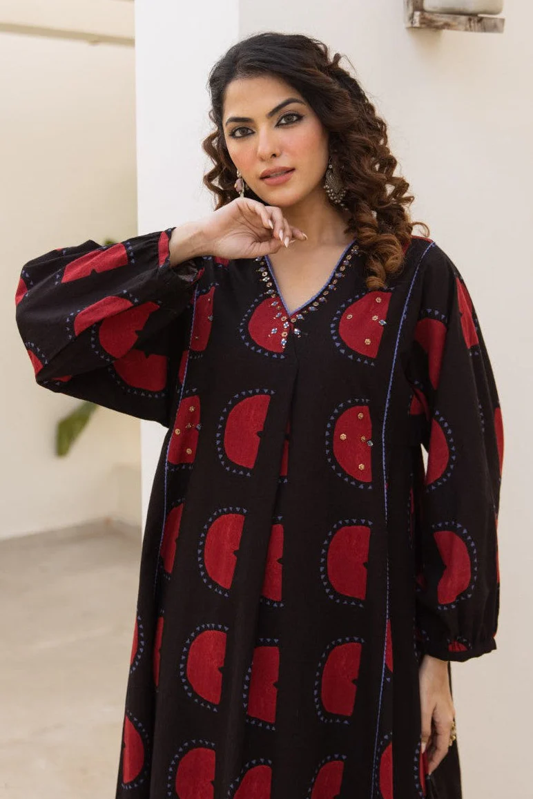 Karen Jade Cotton Kurta Pant Set - Image 2