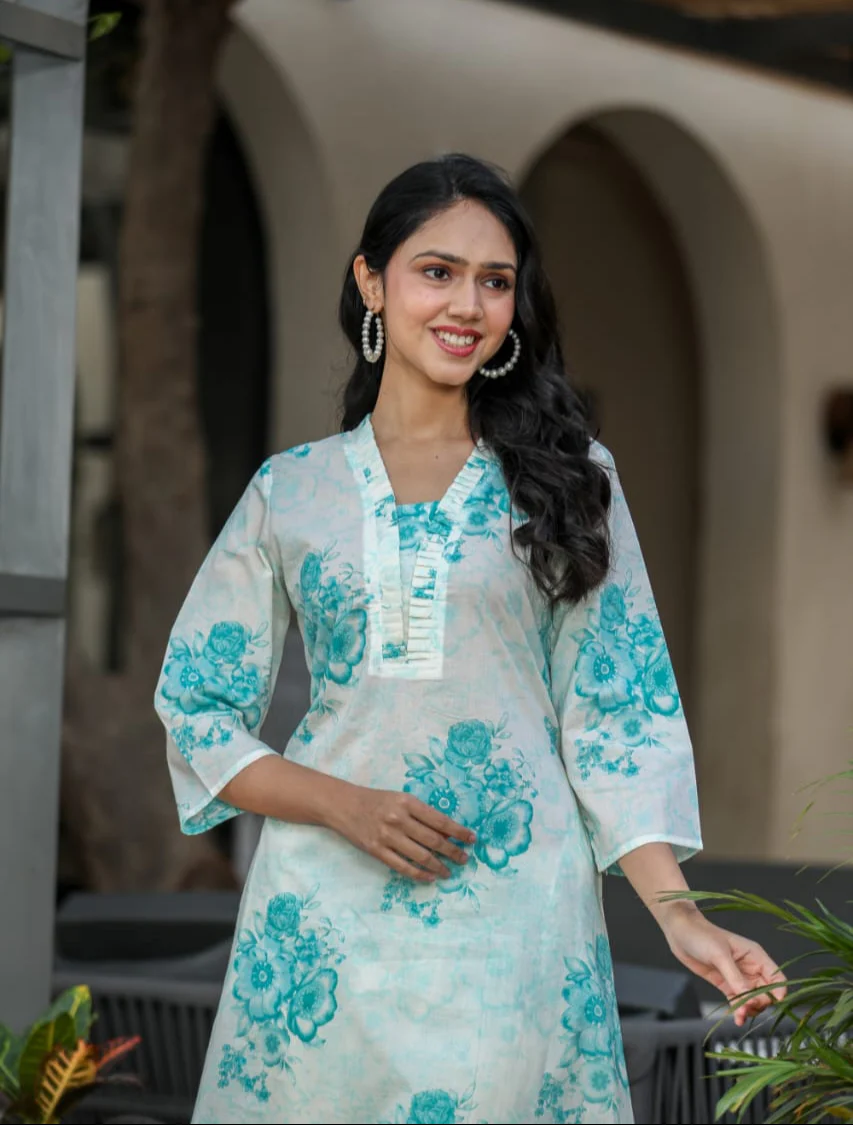 Vanya Turq Cotton Co-ord Set - Image 2