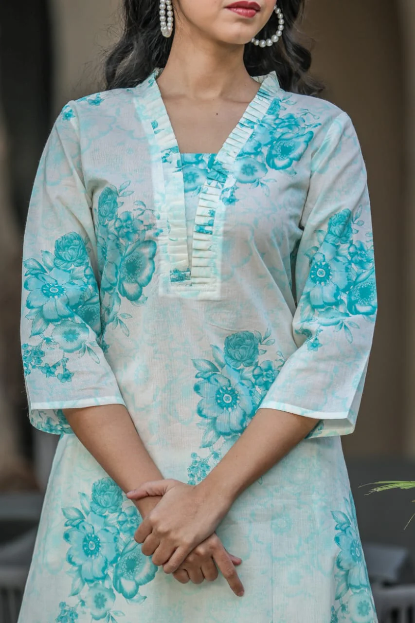 Vanya Turq Cotton Co-ord Set - Image 4