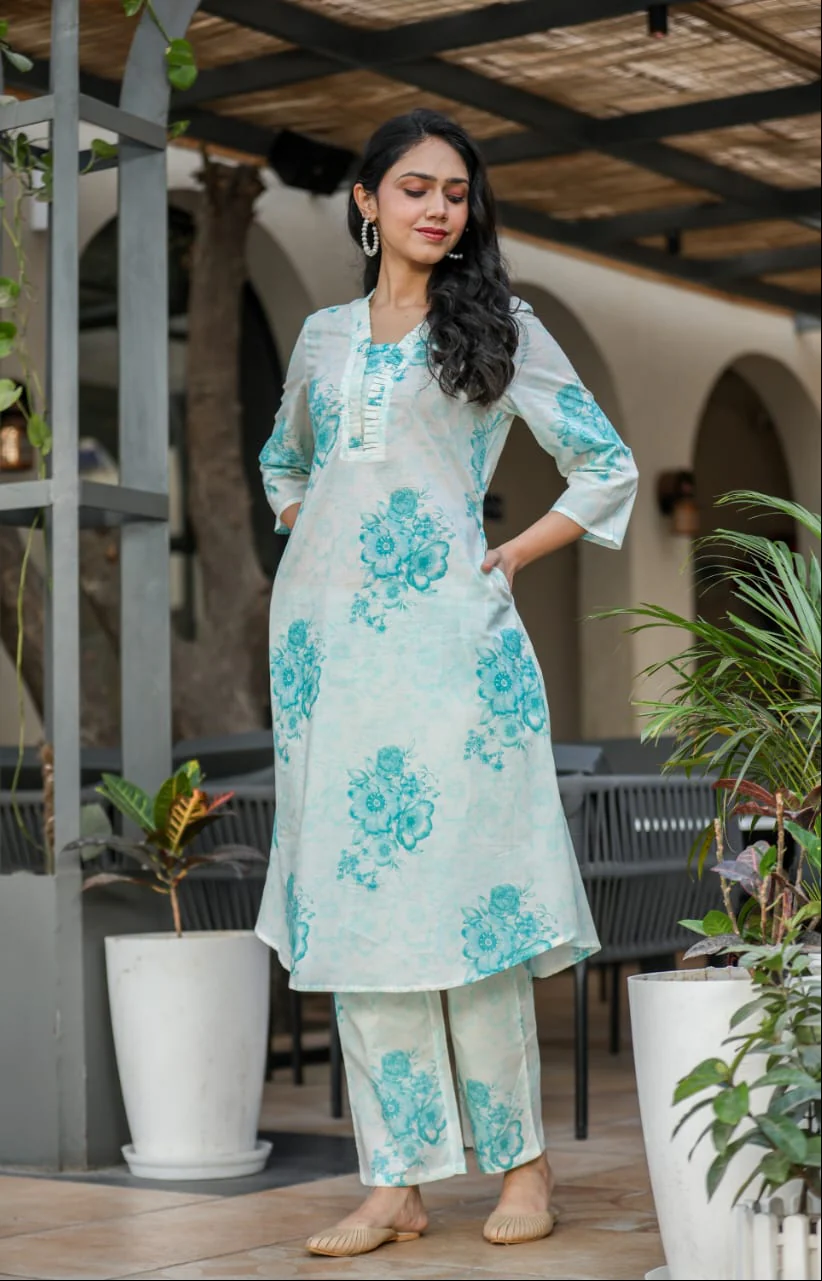 Vanya Turq Cotton Co-ord Set - Image 6