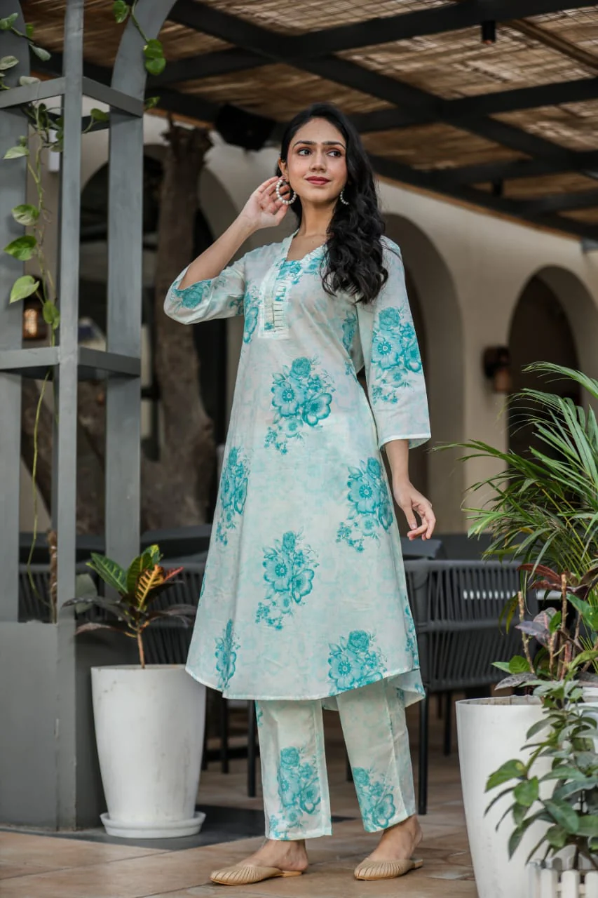 Vanya Turq Cotton Co-ord Set - Image 7