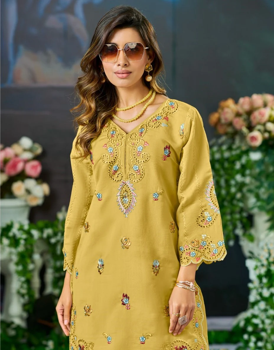 Mayuri Amber Schiffili Embroidered Co-ord Set - Image 2
