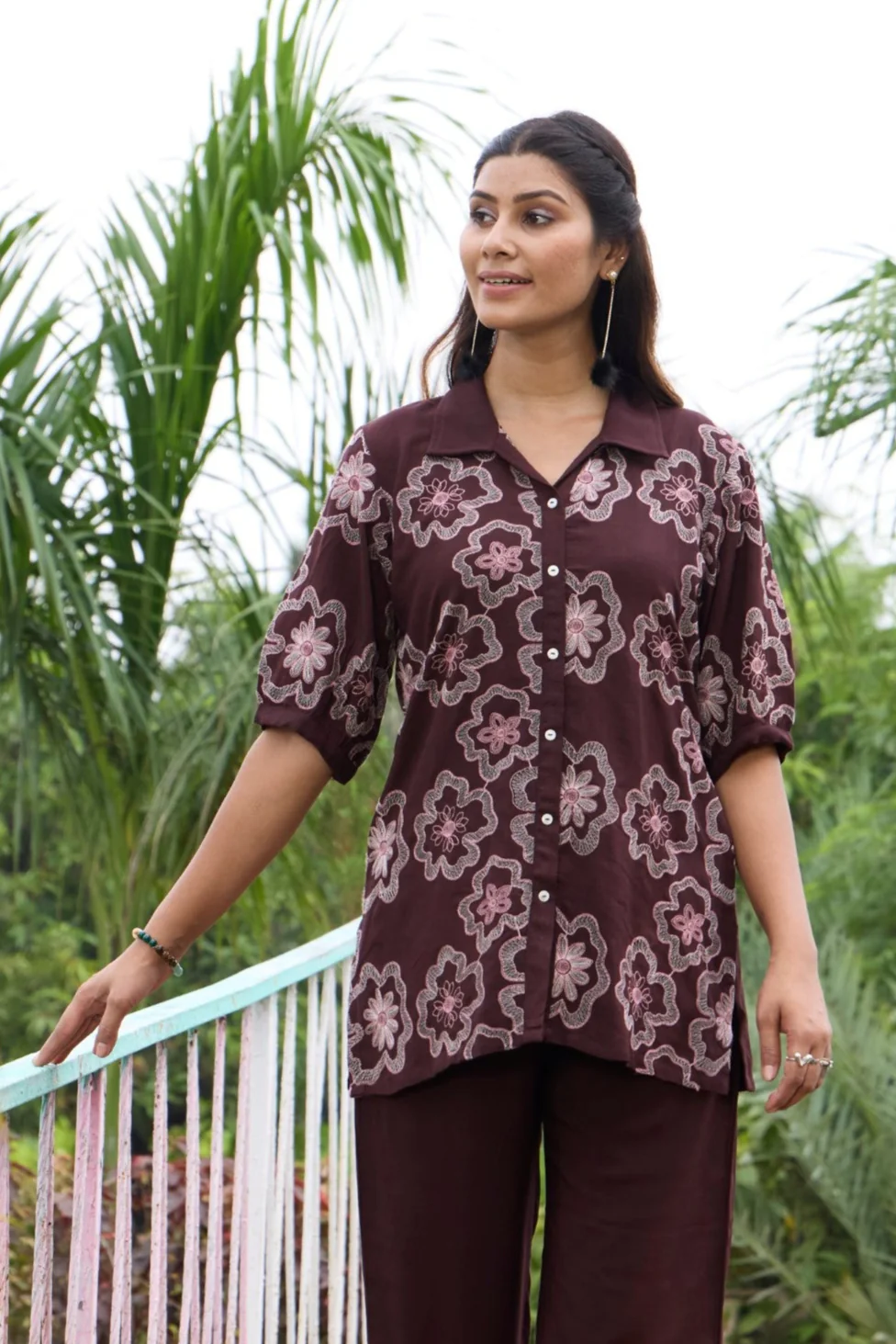 Sharad Jam Embroidery Co-ord set - Image 2