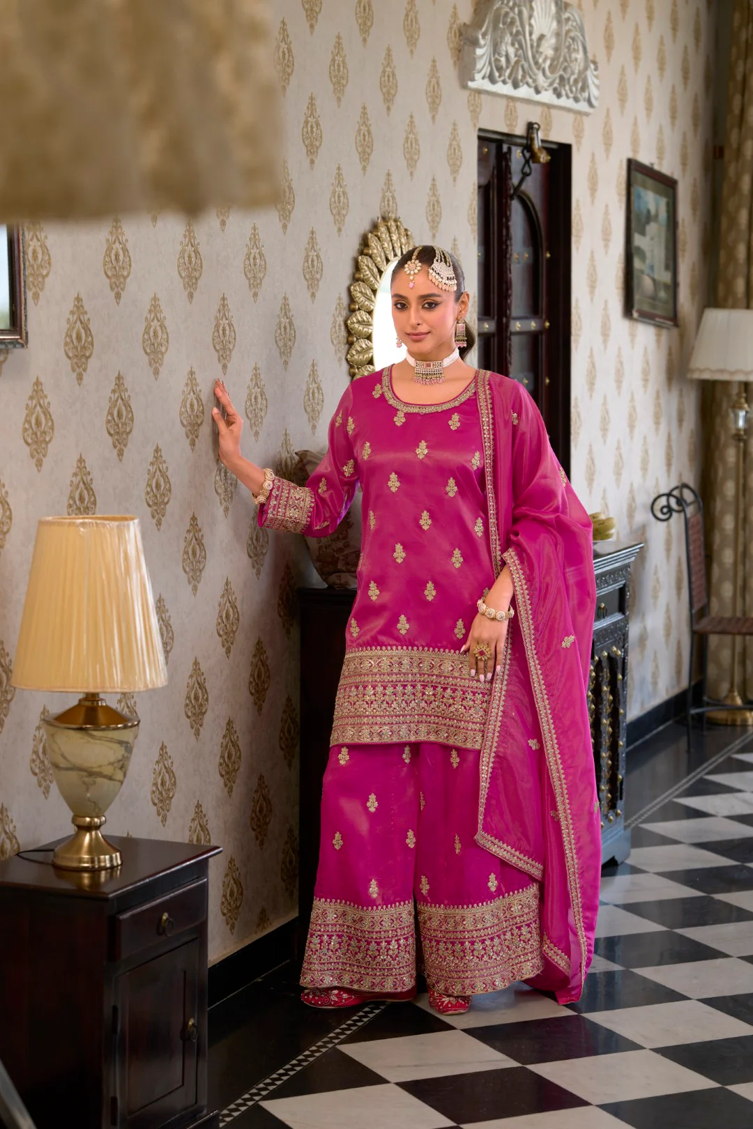 Ashtami Rose Full work Premium suit set - Image 3