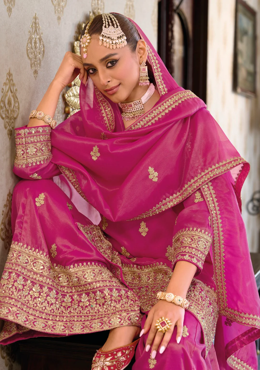 Ashtami Rose Full work Premium suit set - Image 6