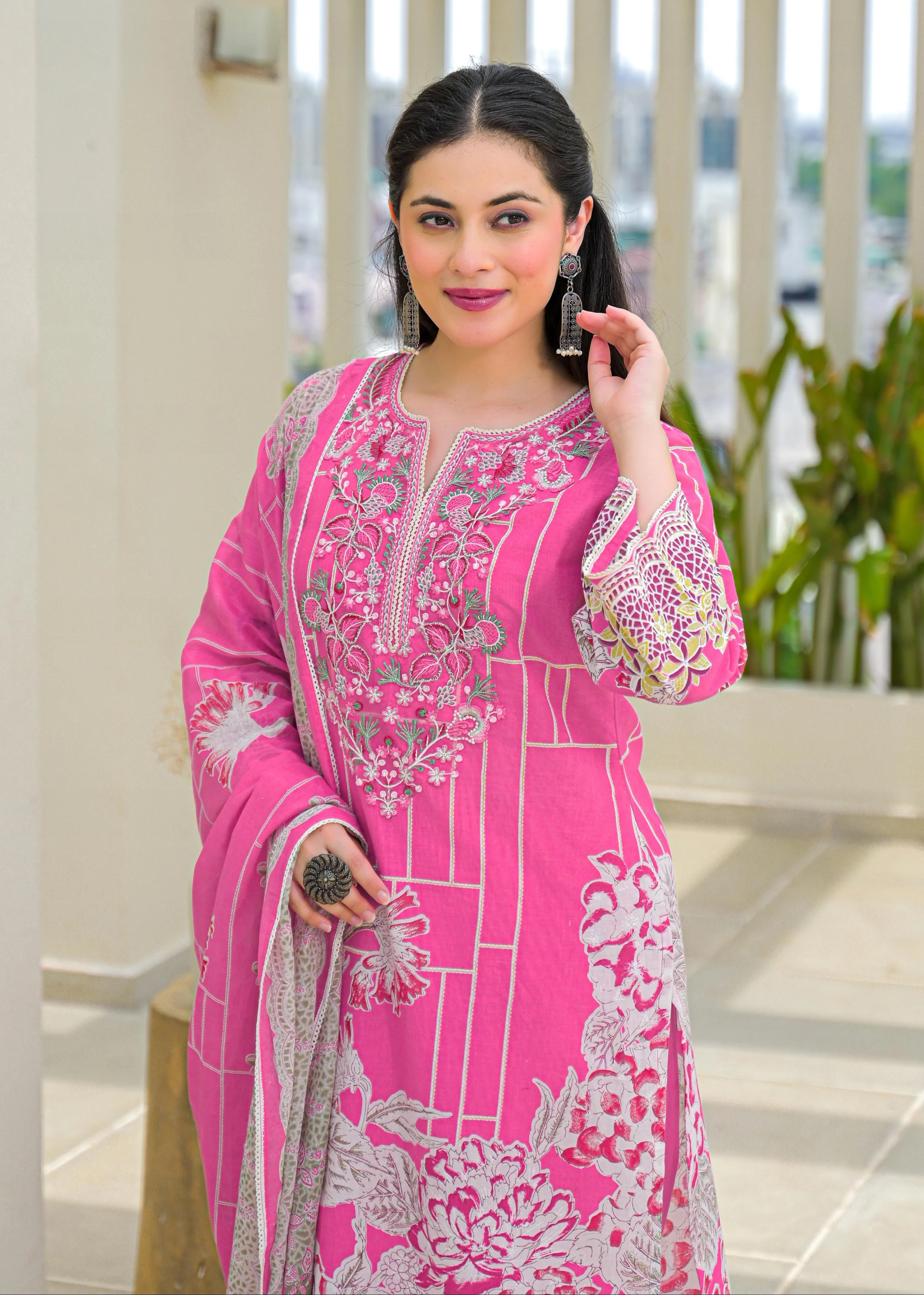 Vastramaya Miller Embroidery Lawn Suit Set - Image 2