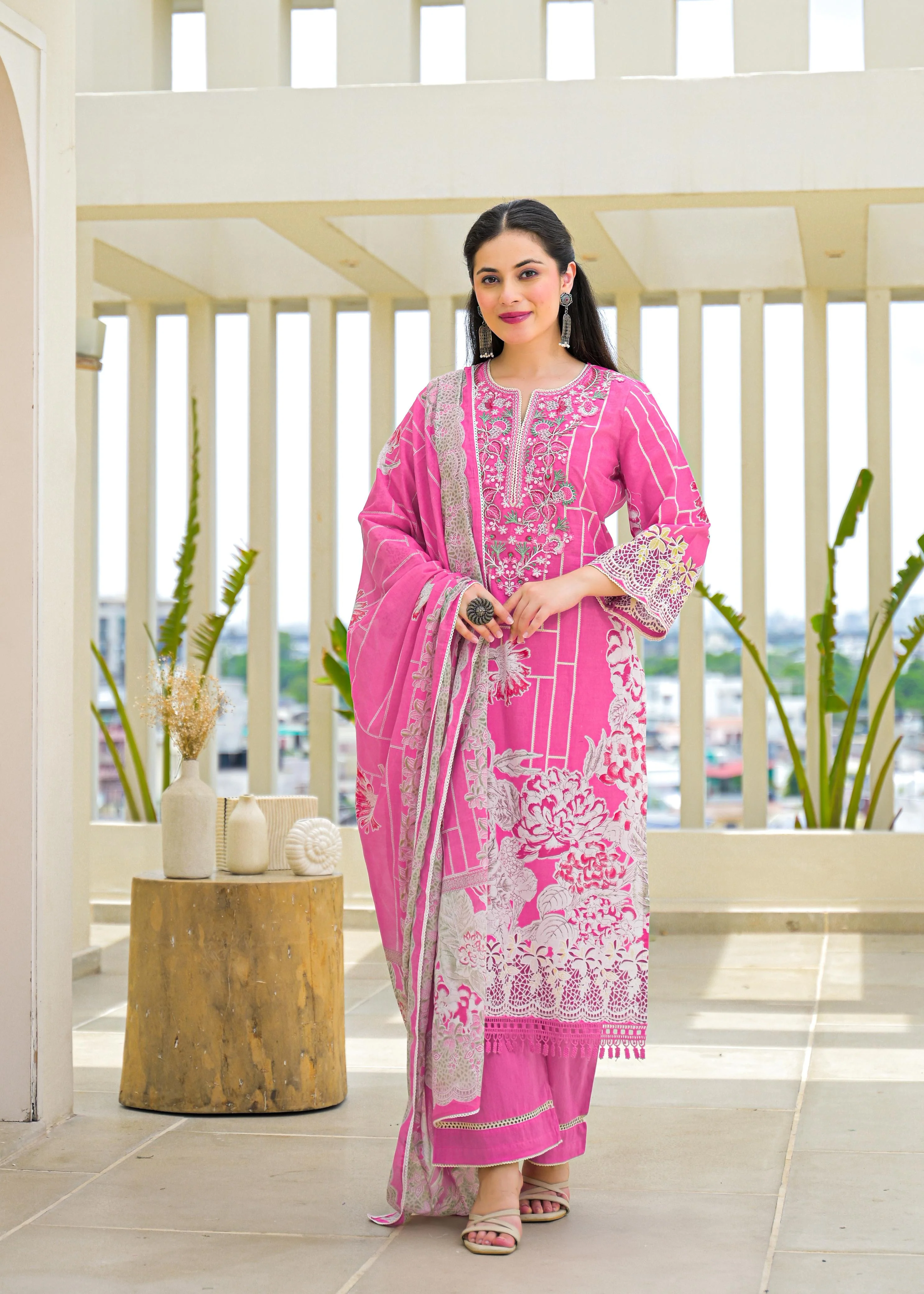 Vastramaya Miller Embroidery Lawn Suit Set - Image 6