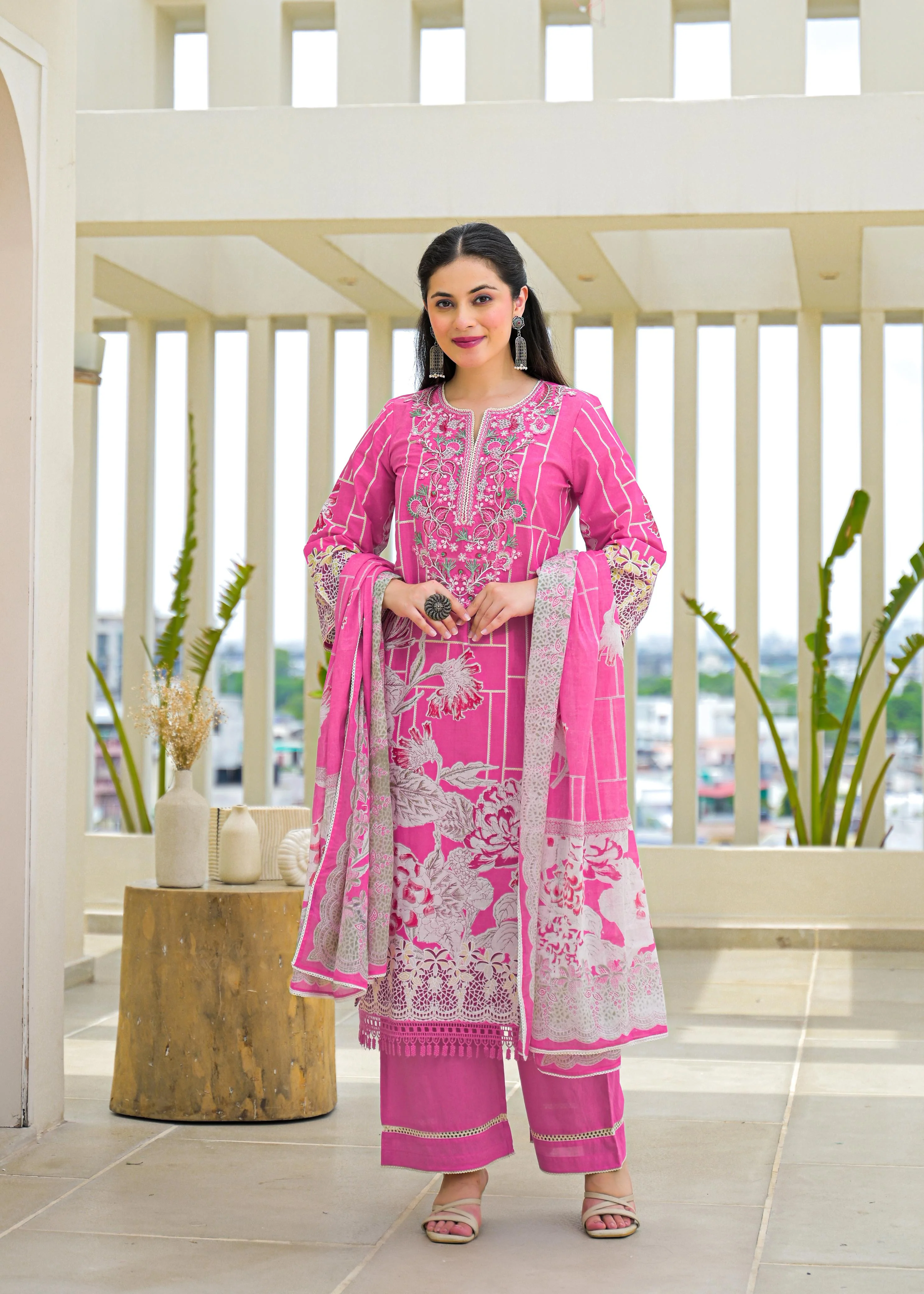 Vastramaya Miller Embroidery Lawn Suit Set - Image 7