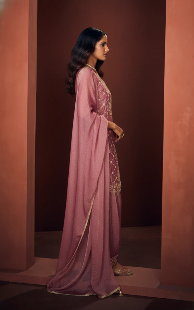 Haniya Rose Full Work Suit Set - Image 4