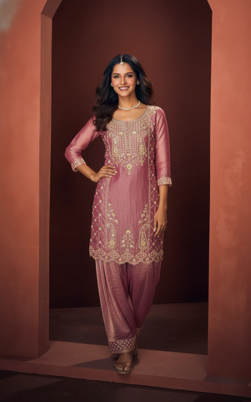 Haniya Rose Full Work Suit Set - Image 5