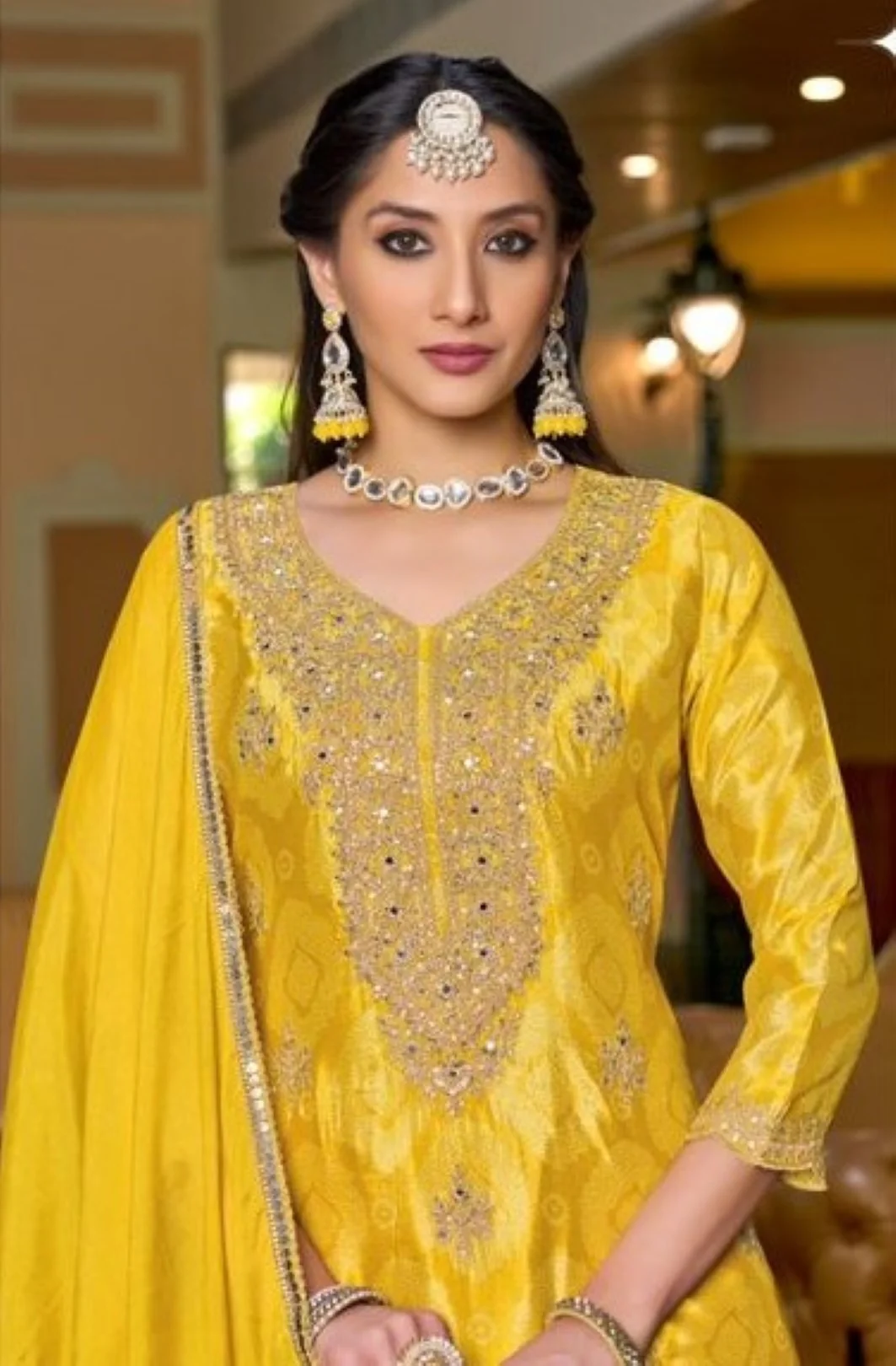 Pailan Amber Full Work suit Set - Image 2