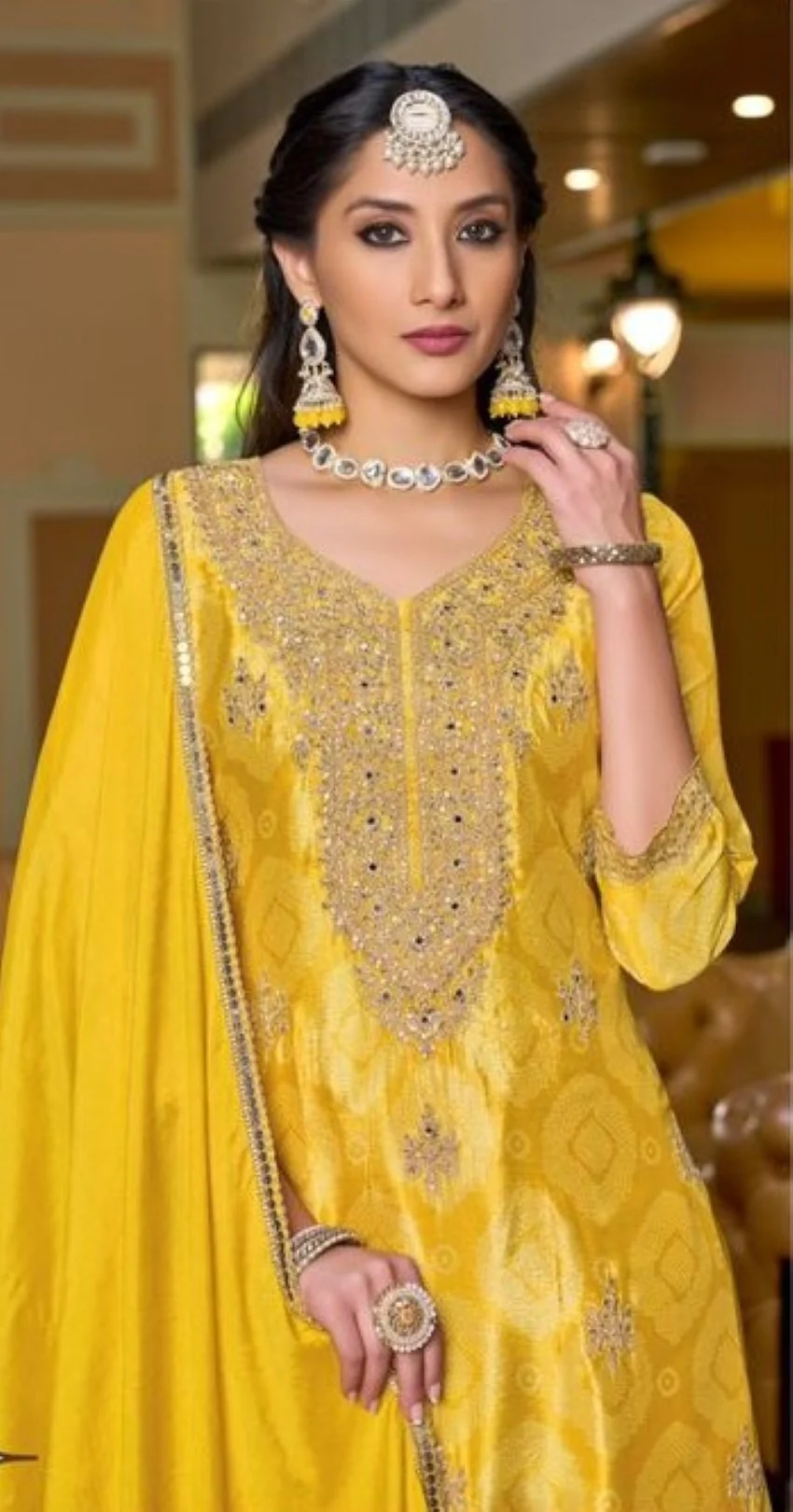 Pailan Amber Full Work suit Set - Image 3