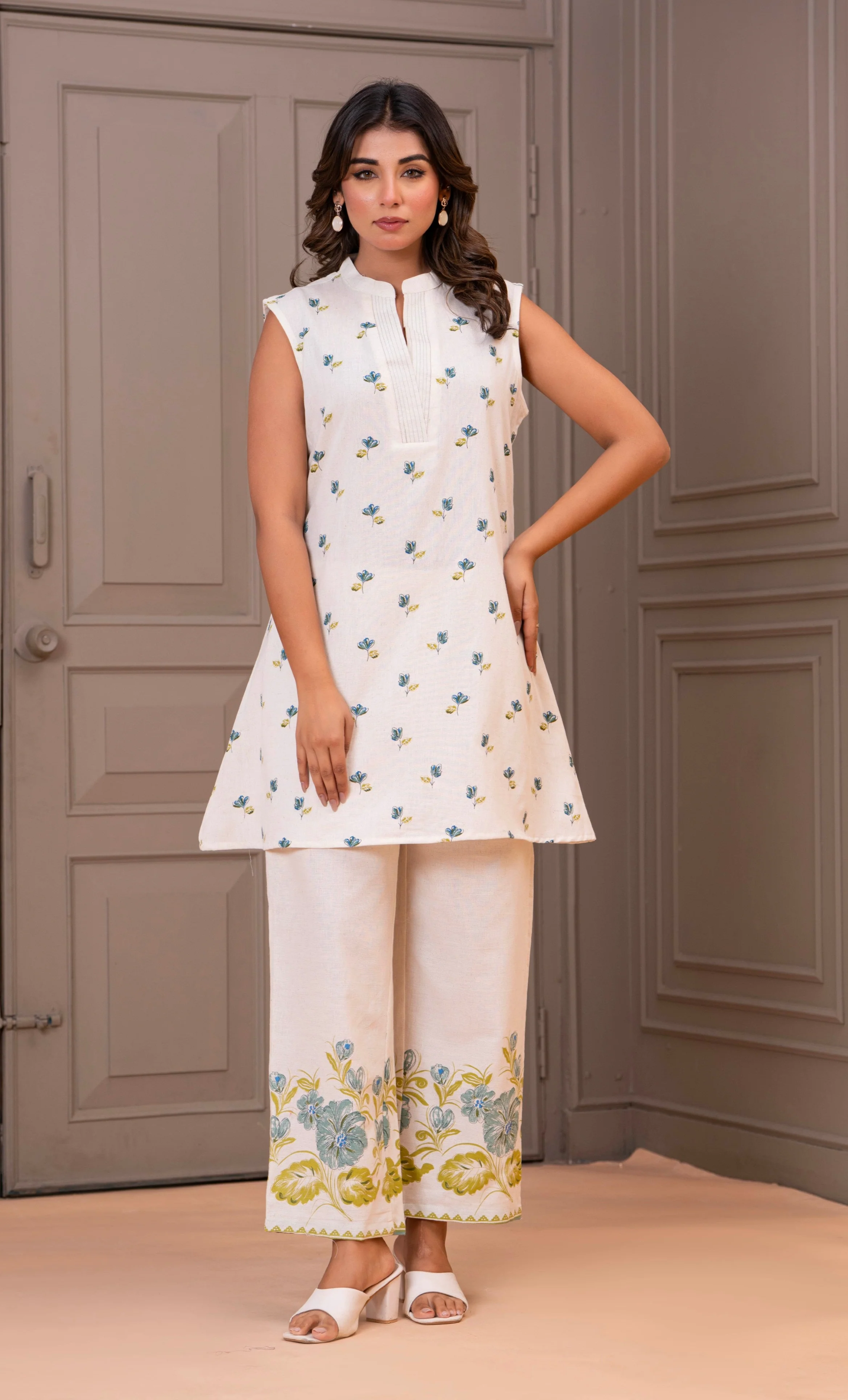 Maurya Raffles Printed Co-ord Set - Image 3