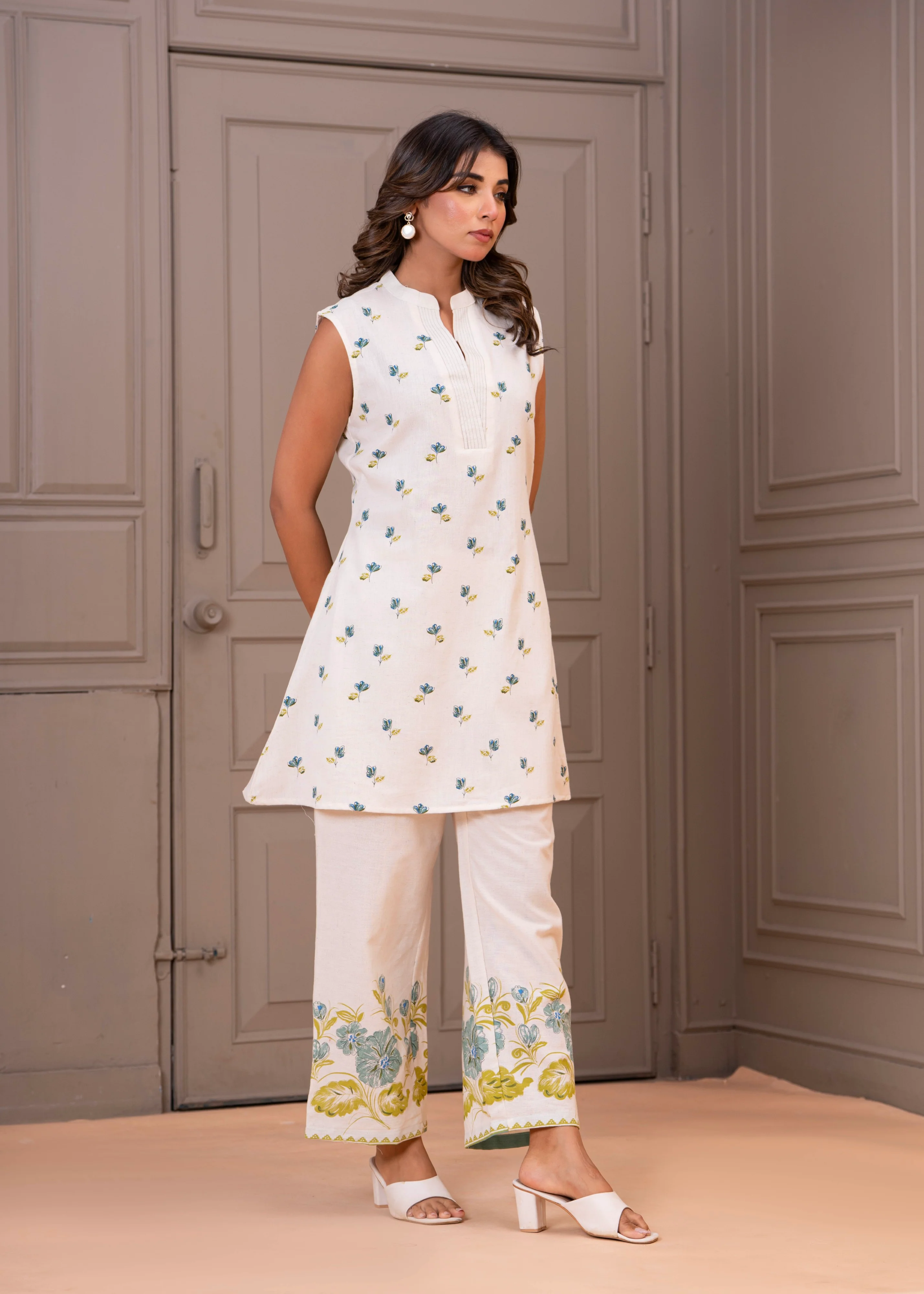 Maurya Raffles Printed Co-ord Set - Image 5