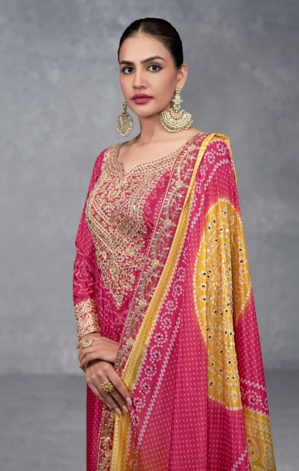 Dhunki rose premium full work suit set - Image 2