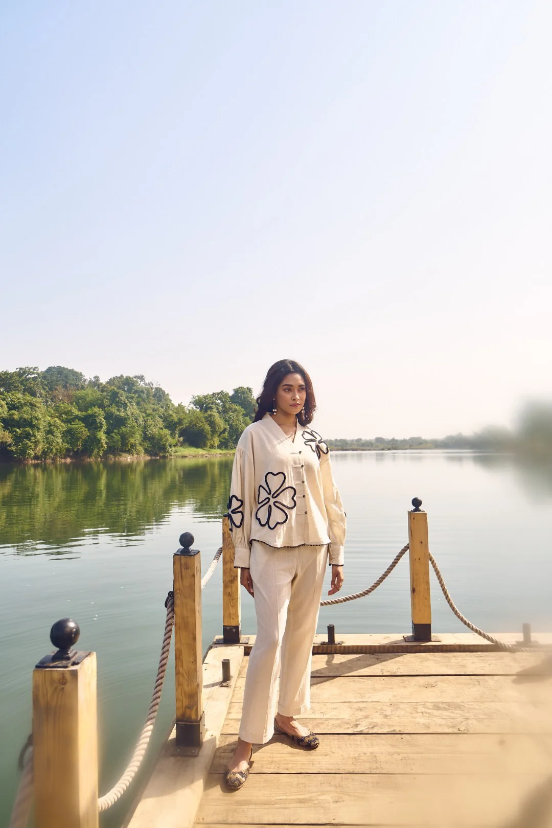 Wespret indi embroidery cotton co-ord set - Image 11