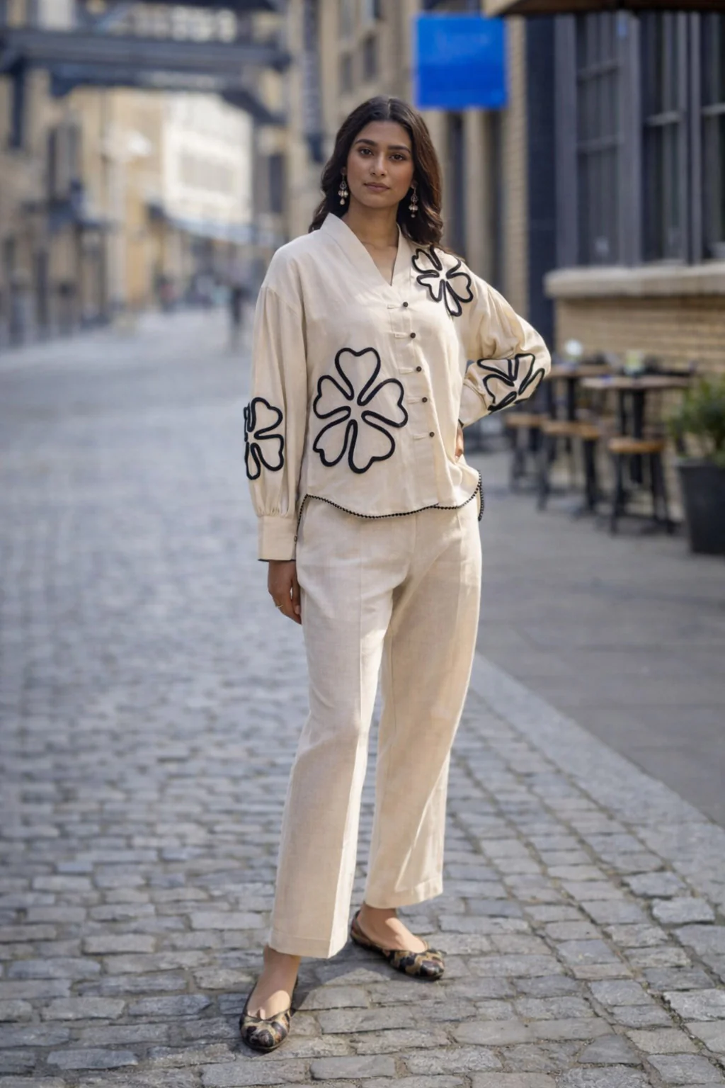Wespret indi embroidery cotton co-ord set - Image 12