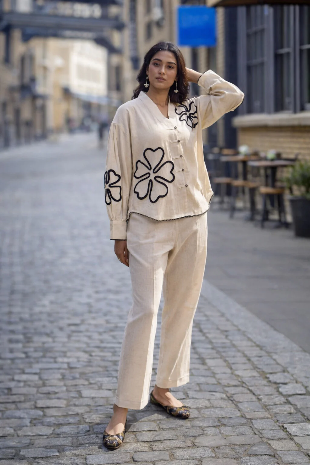 Wespret indi embroidery cotton co-ord set - Image 16