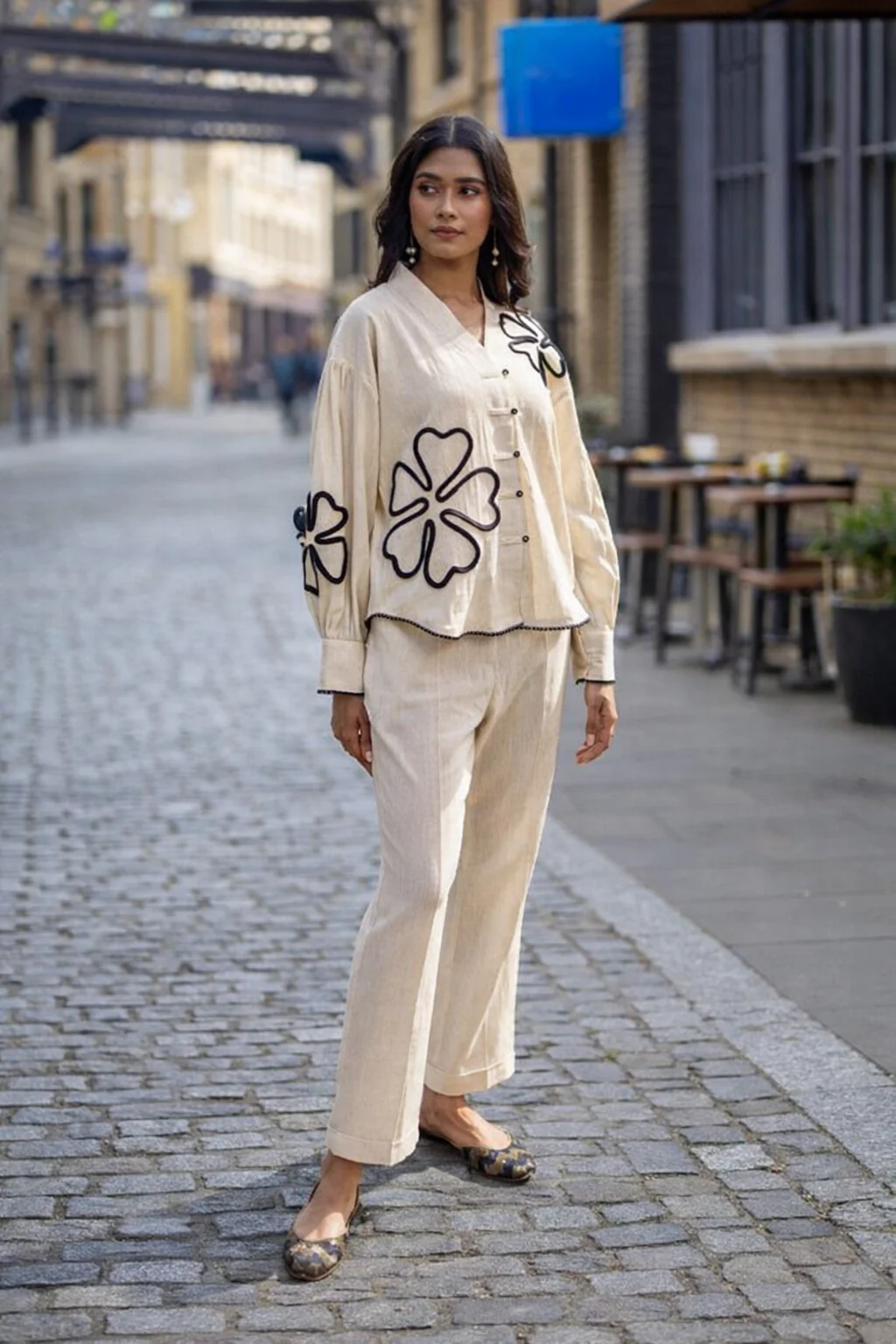 Wespret indi embroidery cotton co-ord set - Image 17