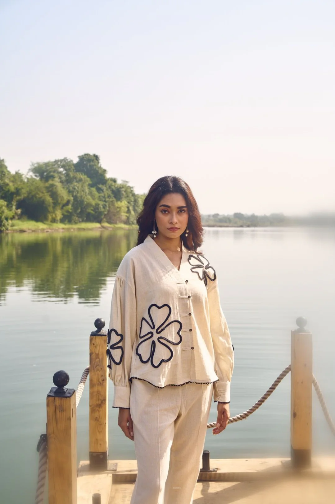Wespret indi embroidery cotton co-ord set - Image 7