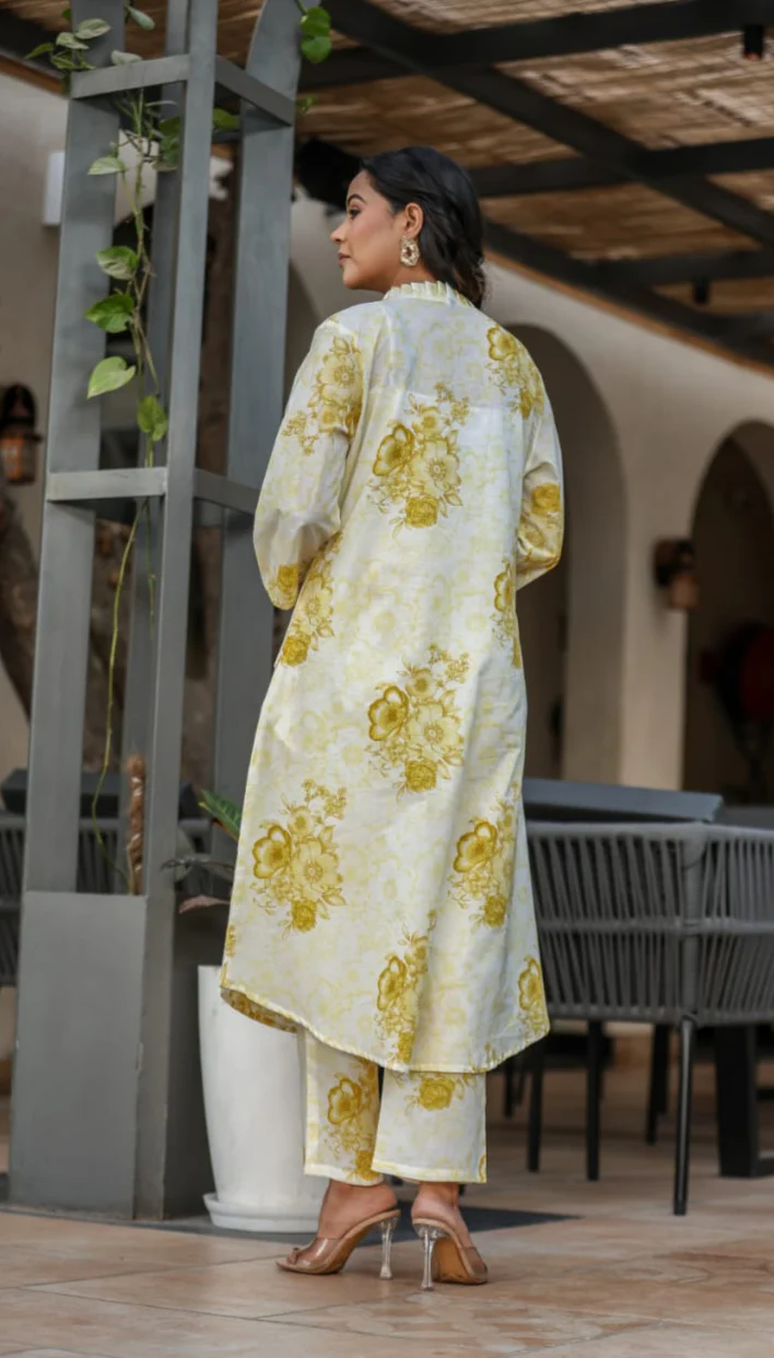 Vanya Daffodil Cotton Co-ord Set - Image 3