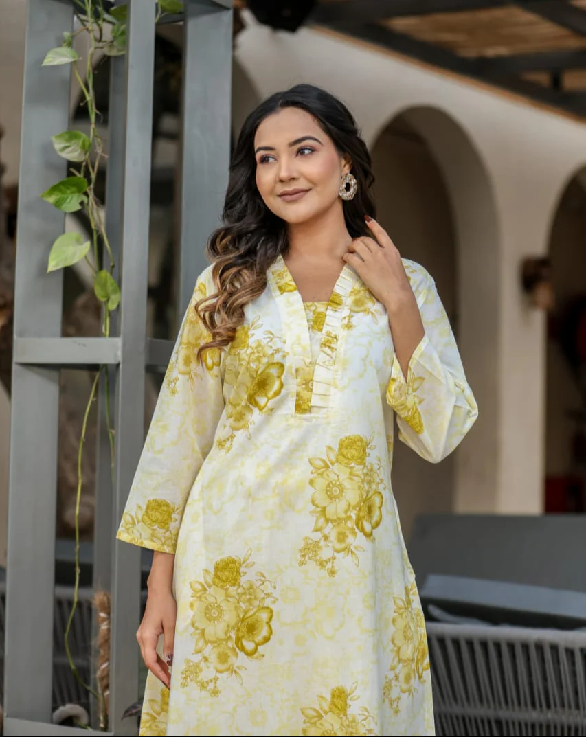 Vanya Daffodil Cotton Co-ord Set - Image 6