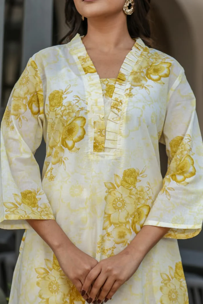 Vanya Daffodil Cotton Co-ord Set - Image 7