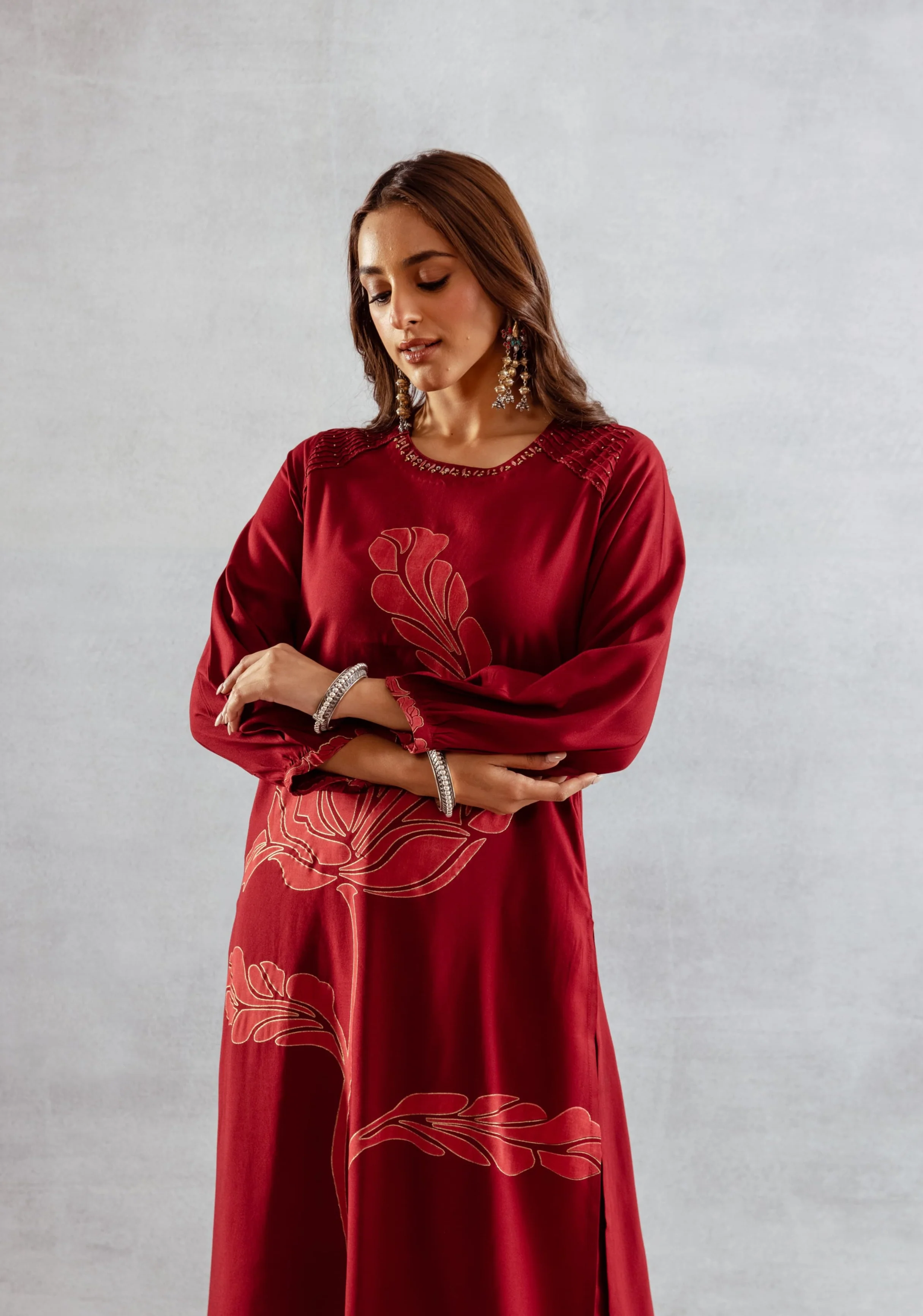 Bakul Ruby Printed Kurta Pant Set - Image 2