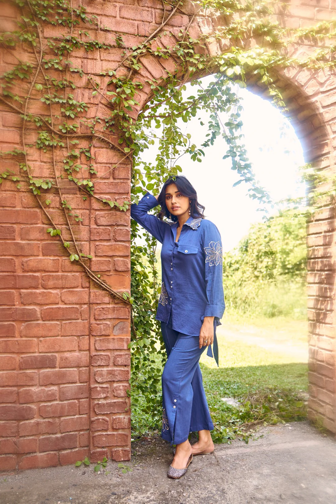 Wespret persian embroidery cotton co-ord set - Image 11