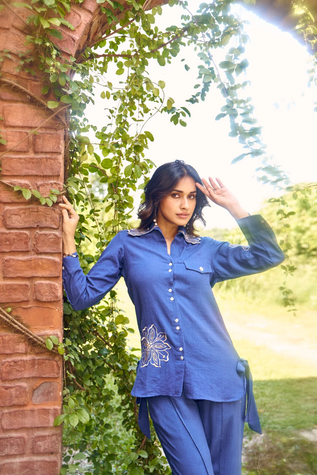 Wespret persian embroidery cotton co-ord set - Image 12