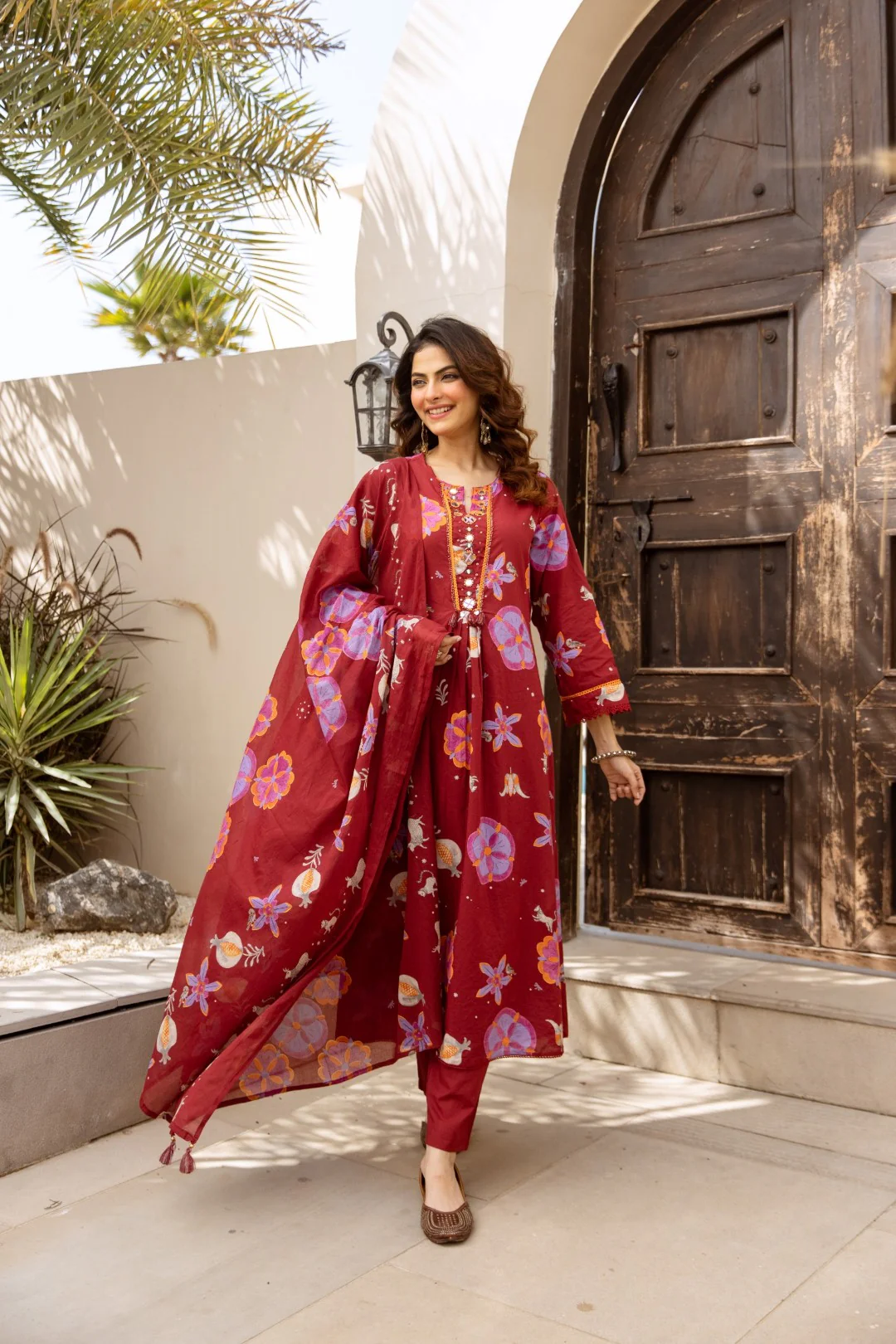 Karen barn printed cotton suit set - Image 4