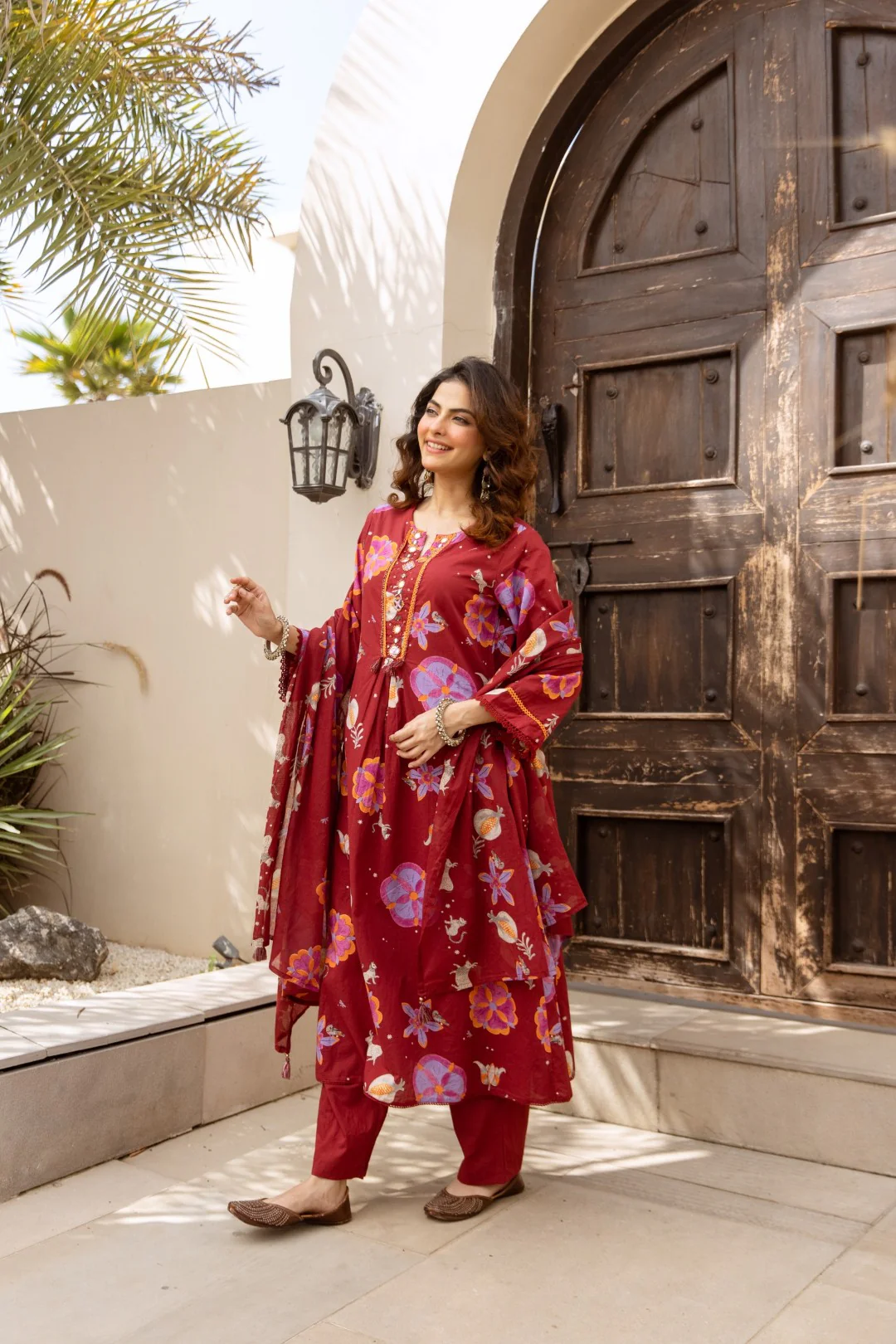 Karen barn printed cotton suit set - Image 6