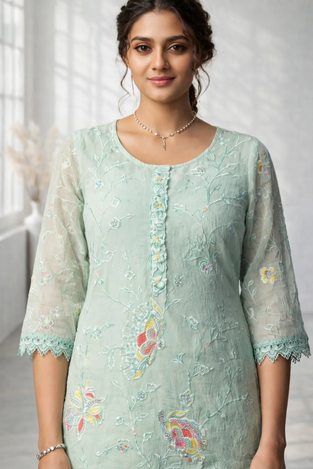 Anumeha moss full work co-ord set - Image 5