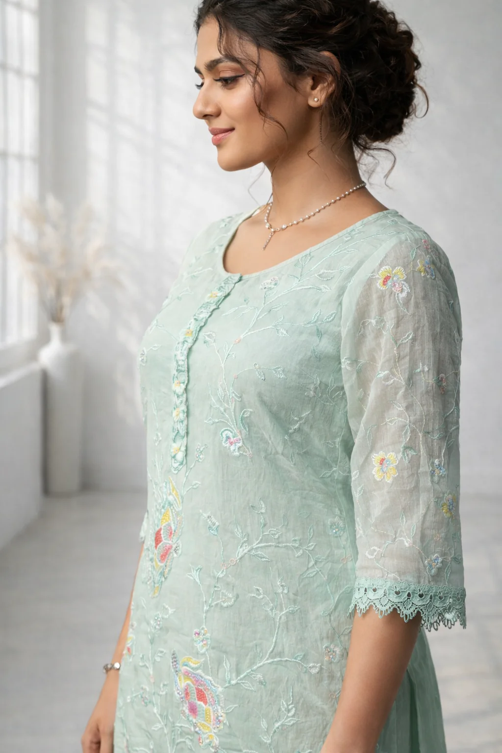 Anumeha moss full work co-ord set - Image 6