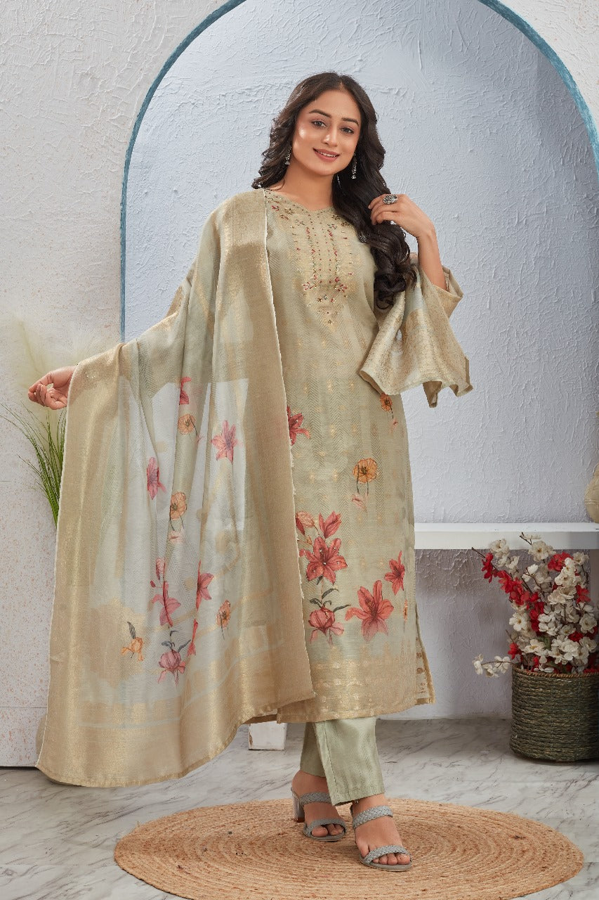 Rekha Stone Printed Suit Set - Image 2