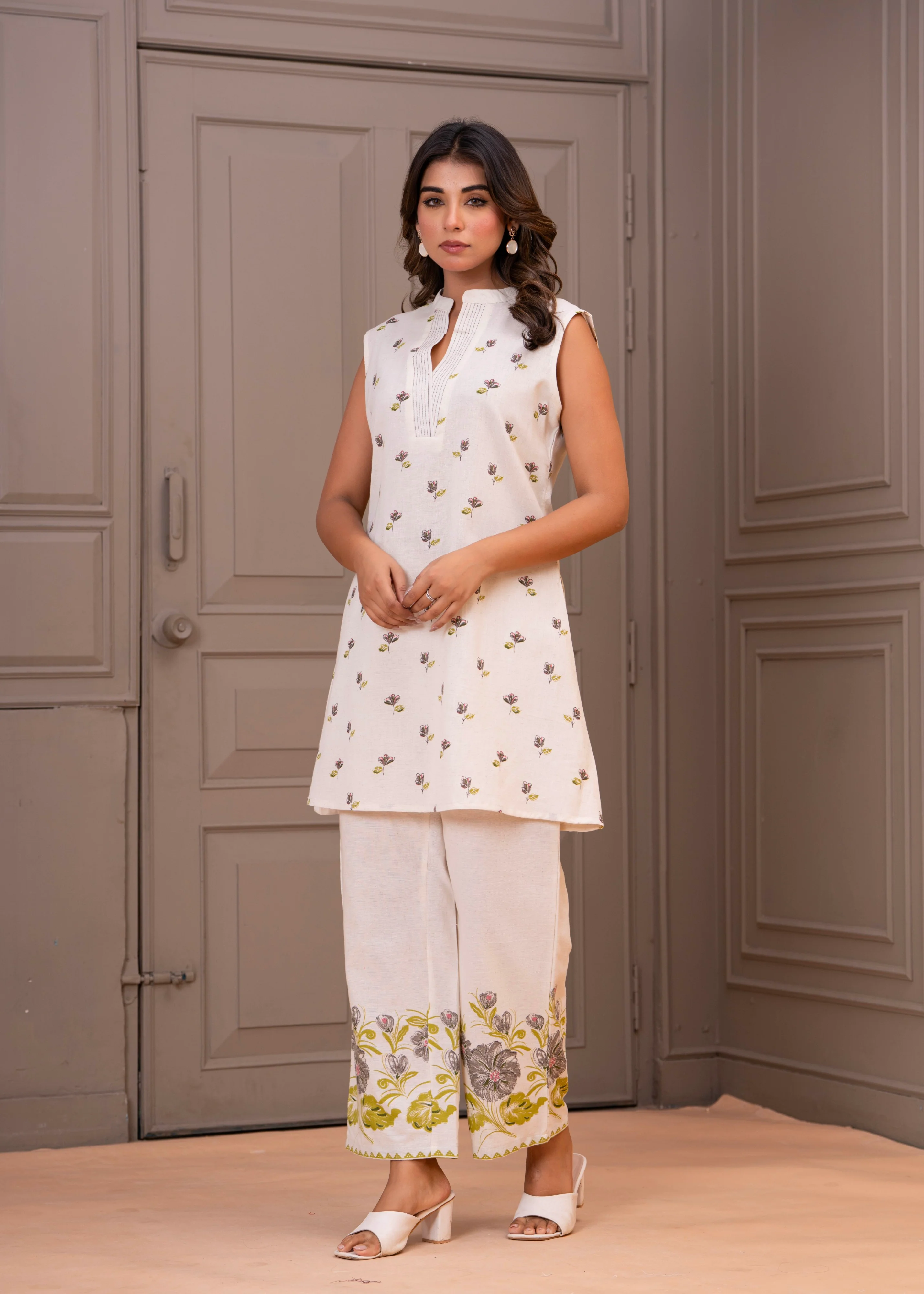 Maurya Verbena Cotton Printed Co-ord Set - Image 4