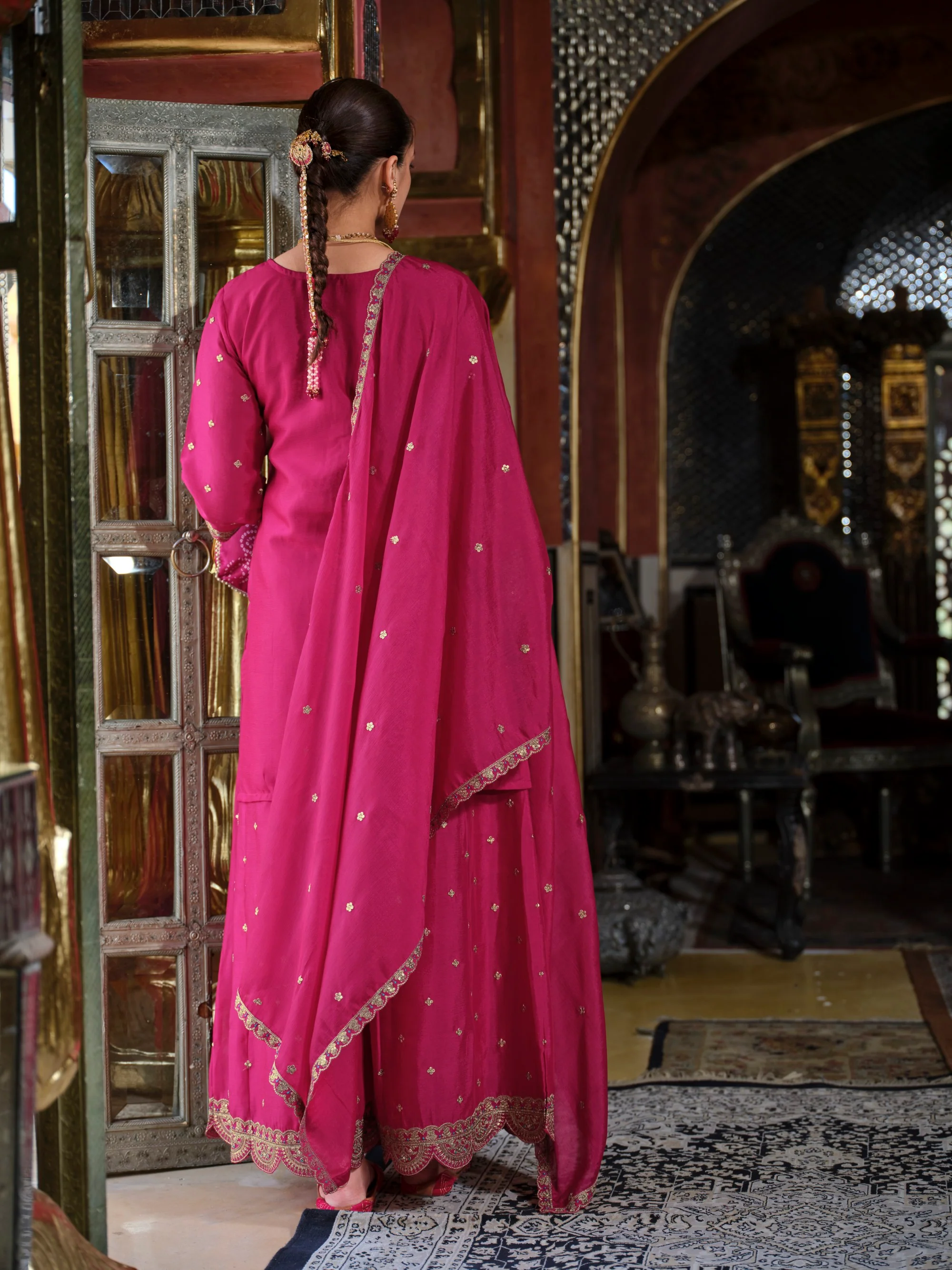 Triyaksha Rani Full Work Heavy Suit Set - Image 3