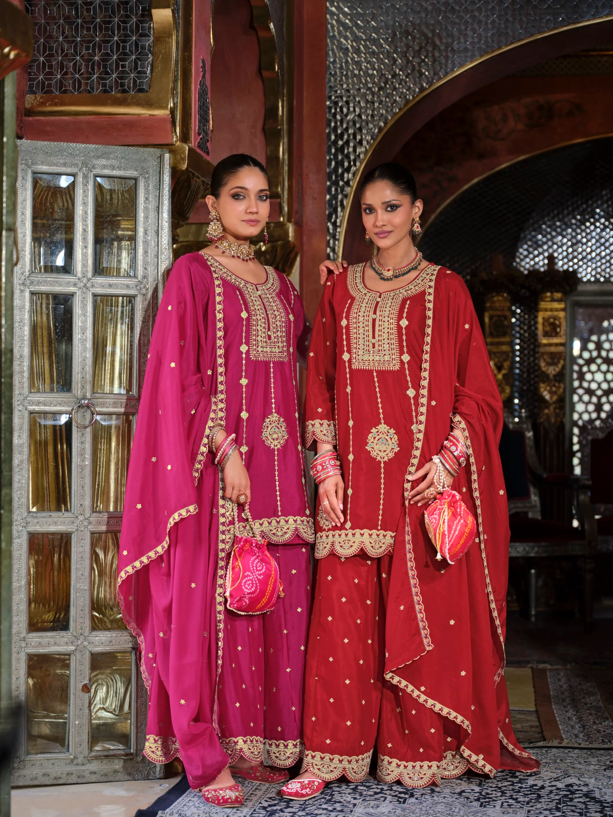 Triyaksha Rani Full Work Heavy Suit Set - Image 8
