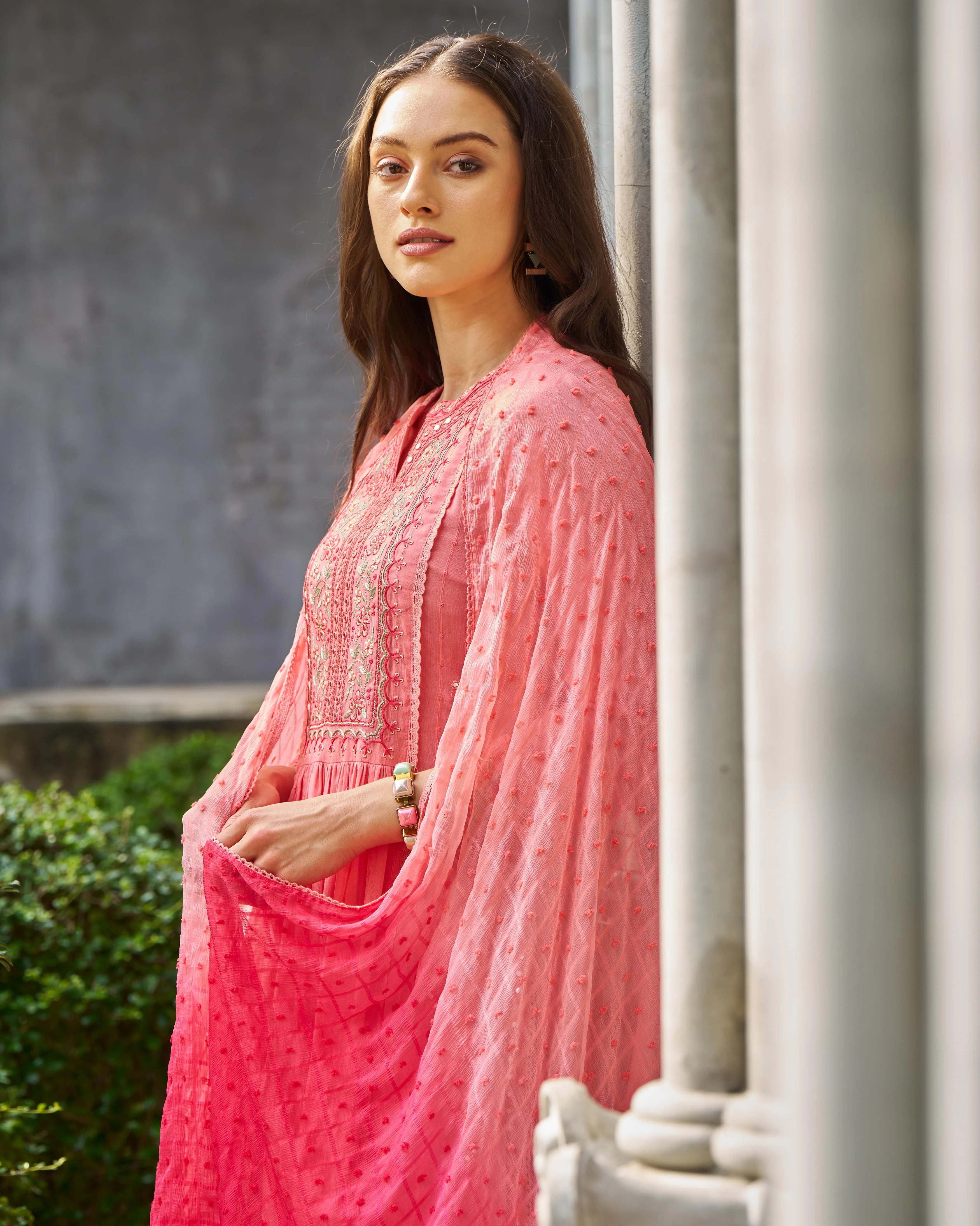 Kabila Apricot Suit Set - Image 10