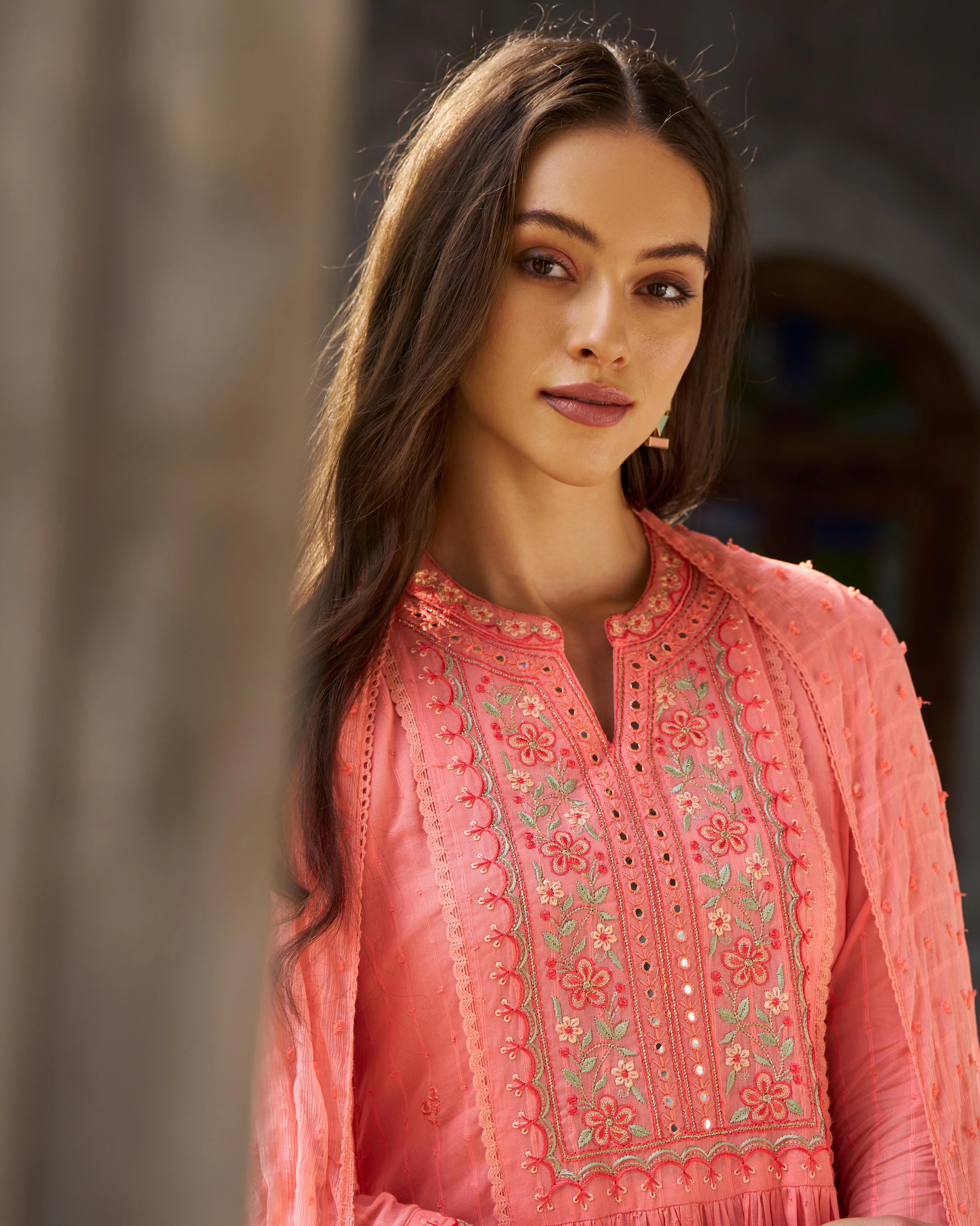 Kabila Apricot Suit Set - Image 11