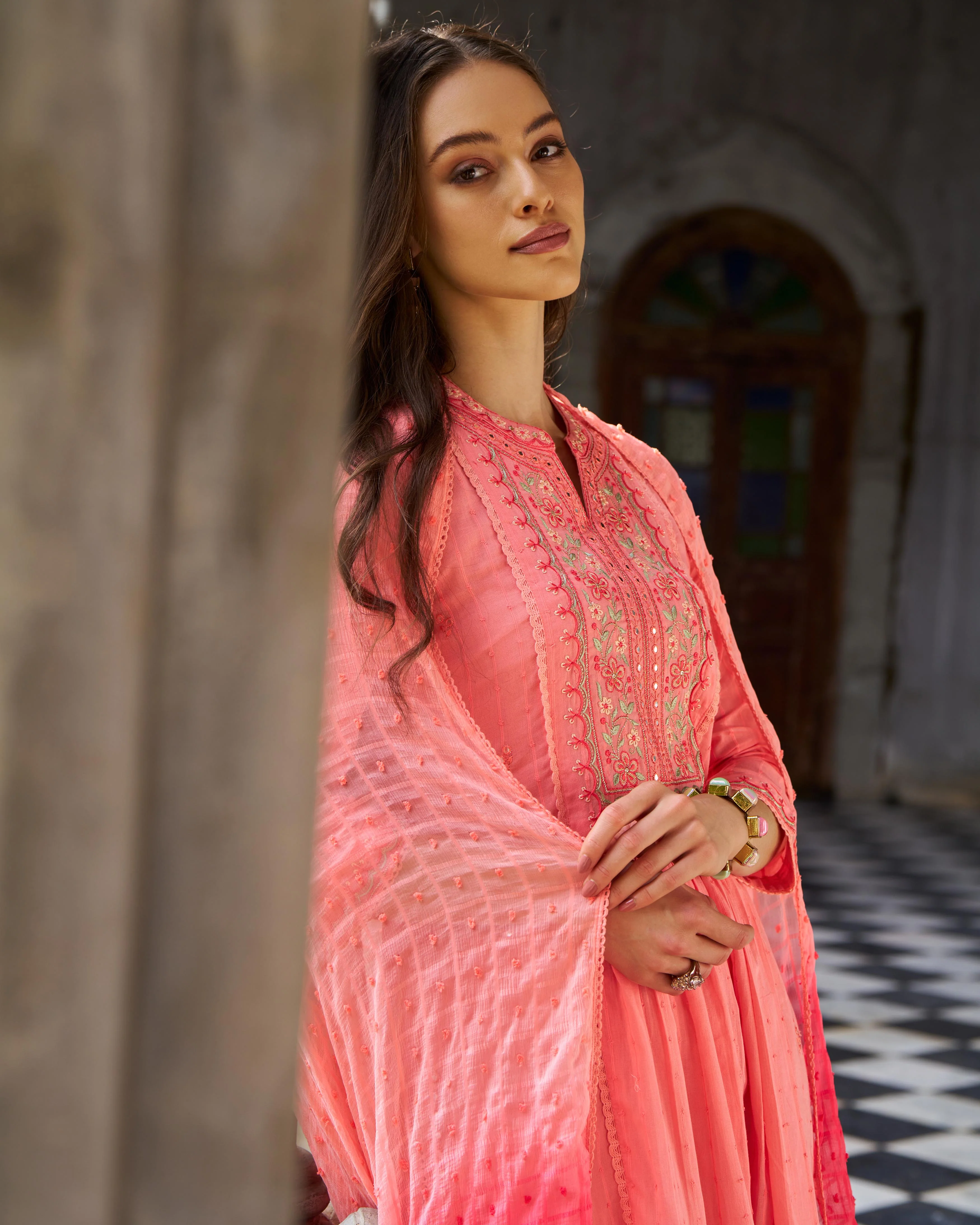 Kabila Apricot Suit Set - Image 12