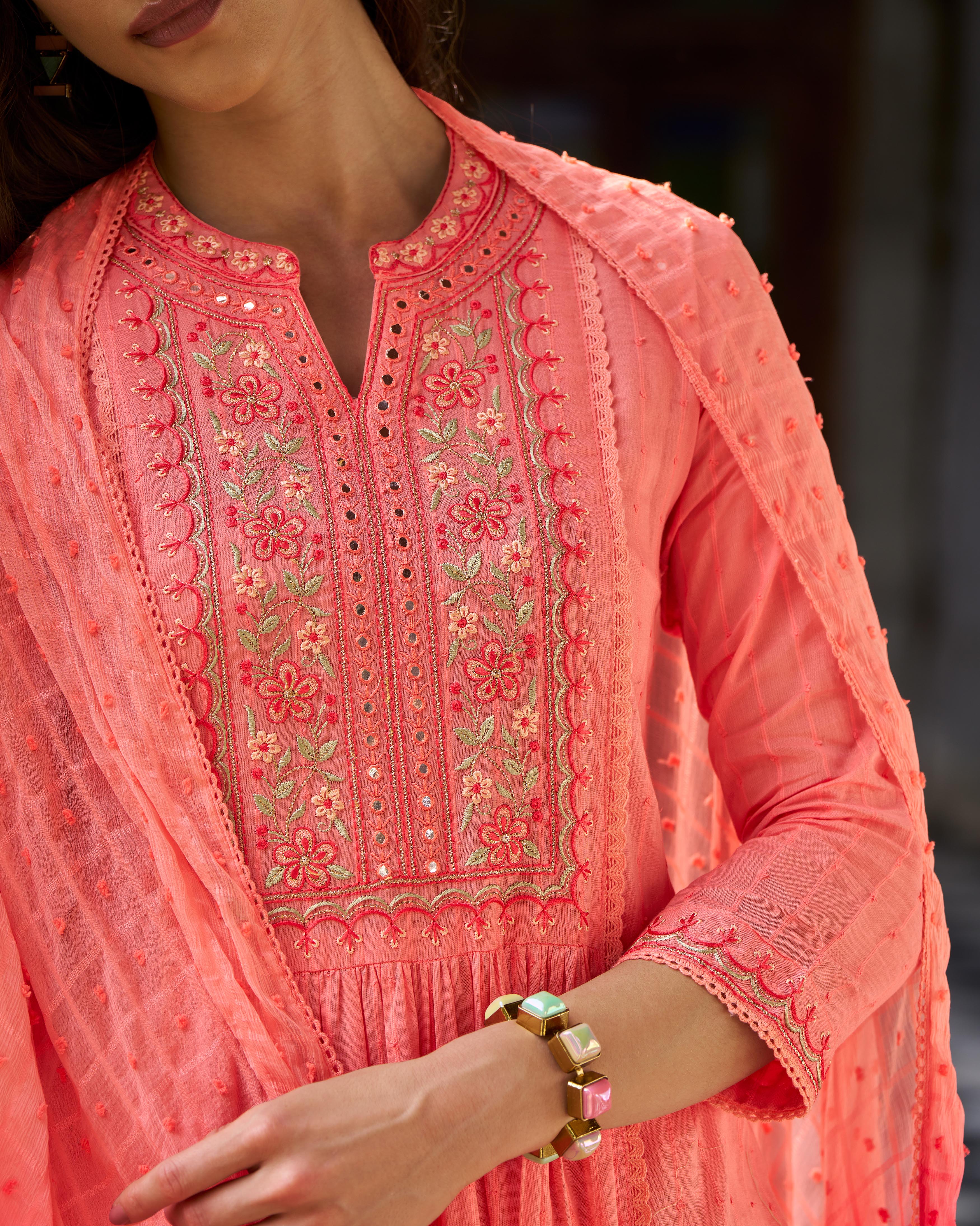 Kabila Apricot Suit Set - Image 14