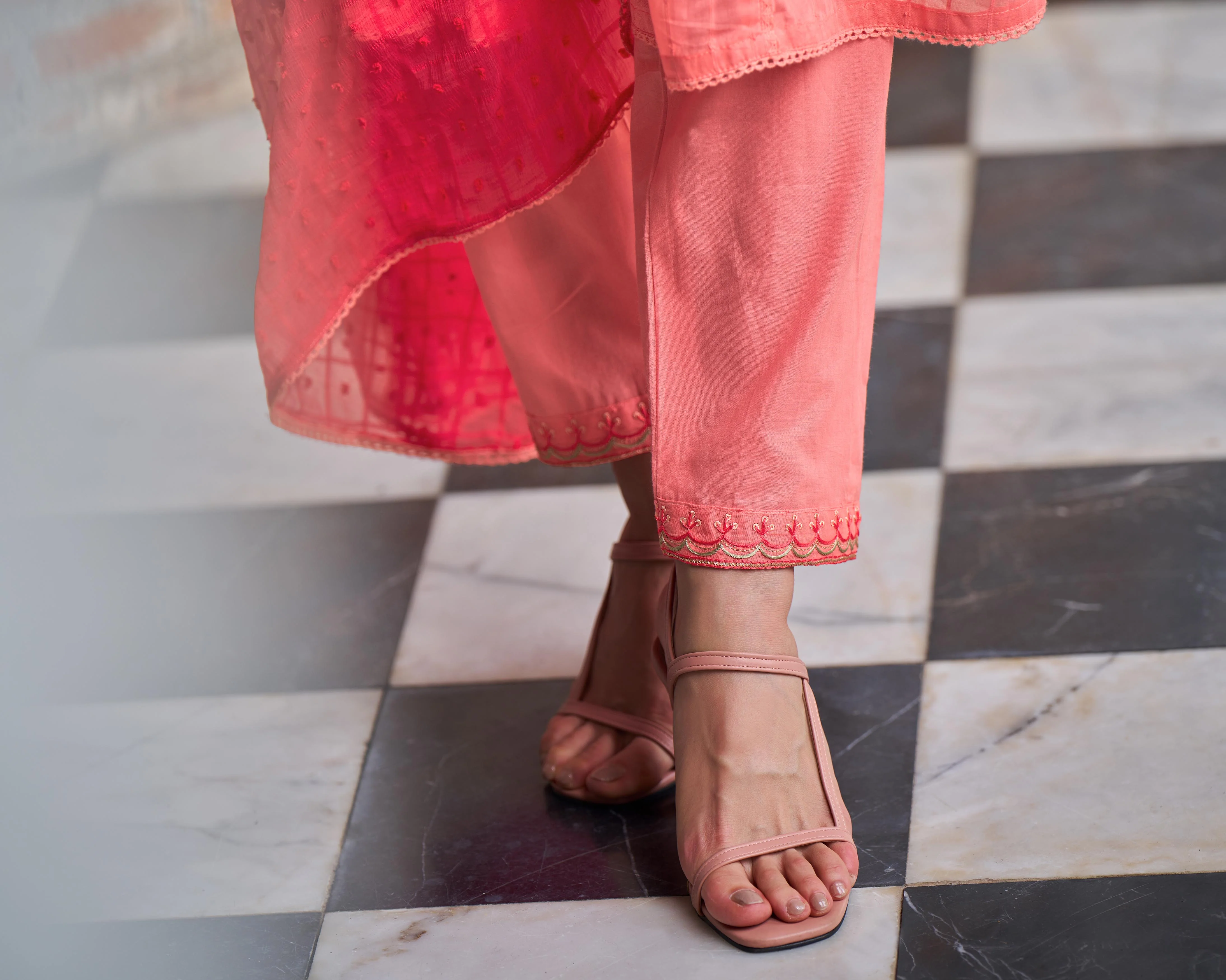 Kabila Apricot Suit Set - Image 17