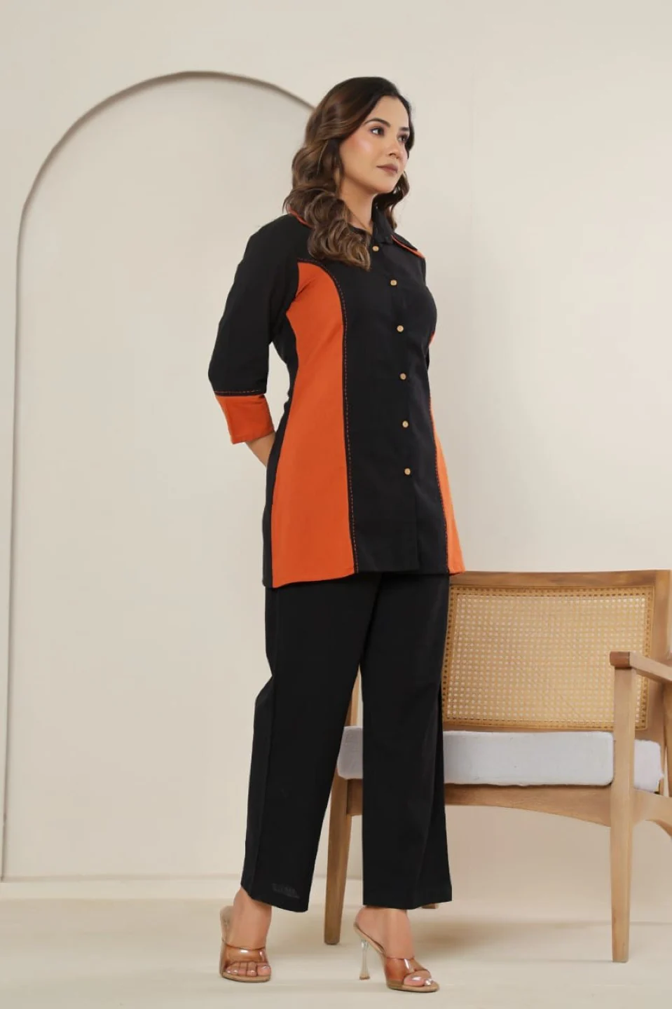 Puran sable cotton co-ord set - Image 3