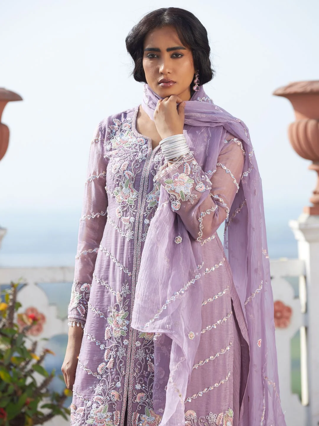 Mihika munsell full work gharara set - Image 2