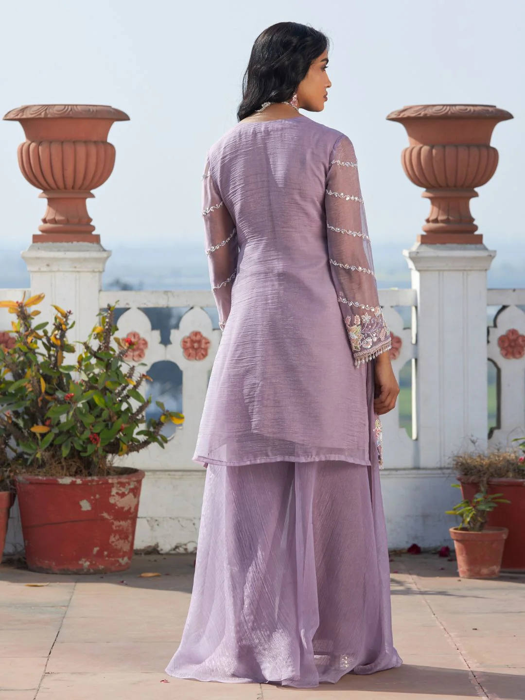 Mihika munsell full work gharara set - Image 3