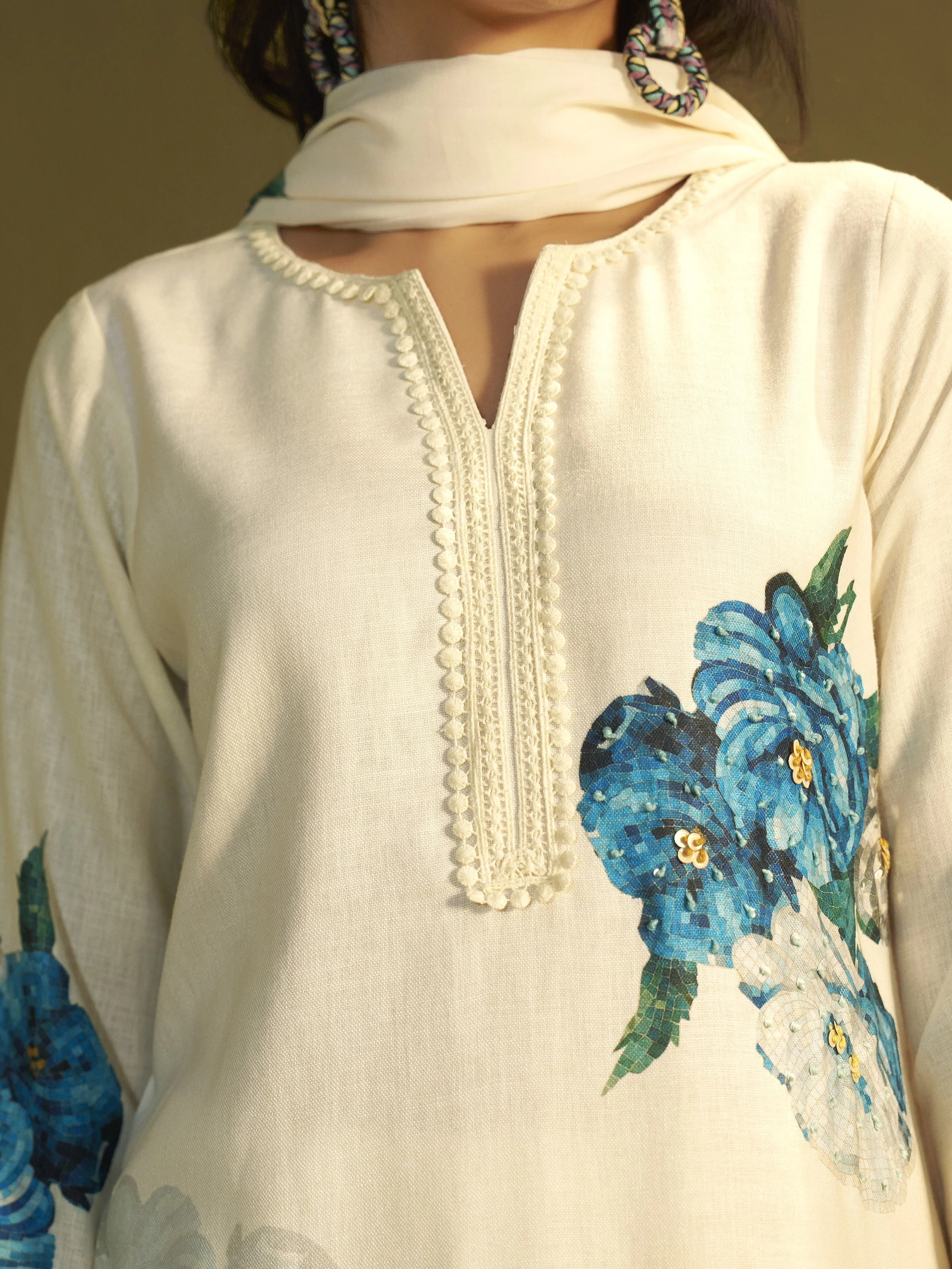 Itrh pancy cotton suit set - Image 5