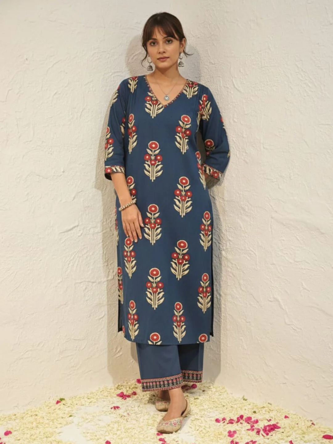 Swades indi cotton Kurta pant set - Image 3