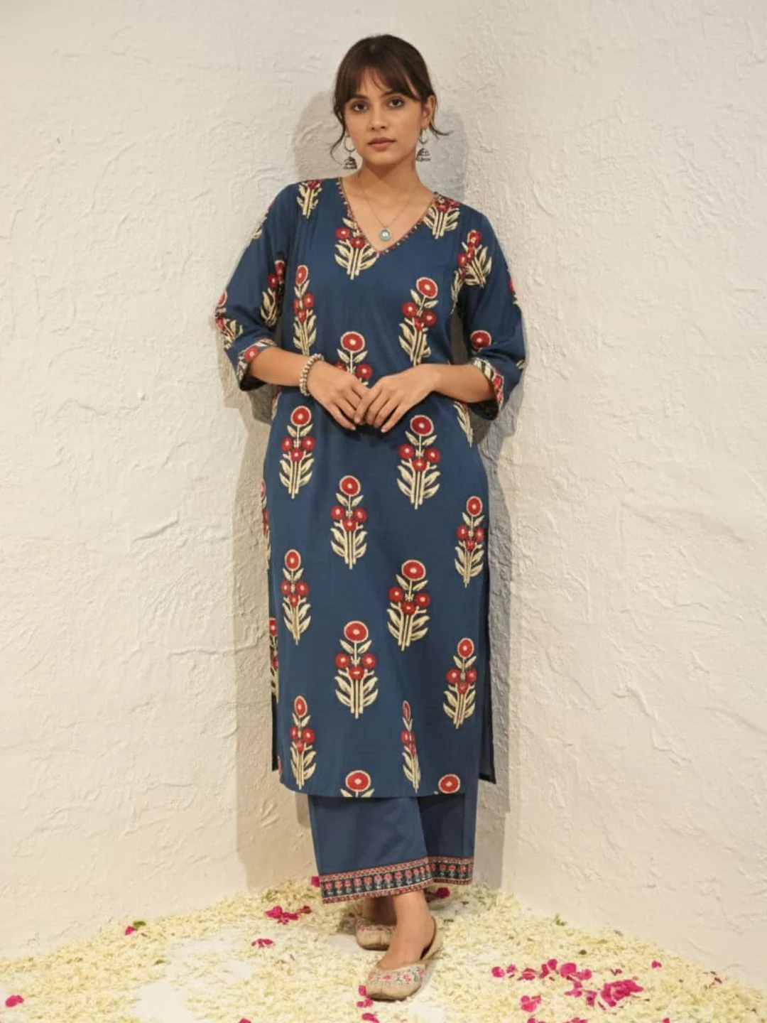 Swades indi cotton Kurta pant set - Image 4
