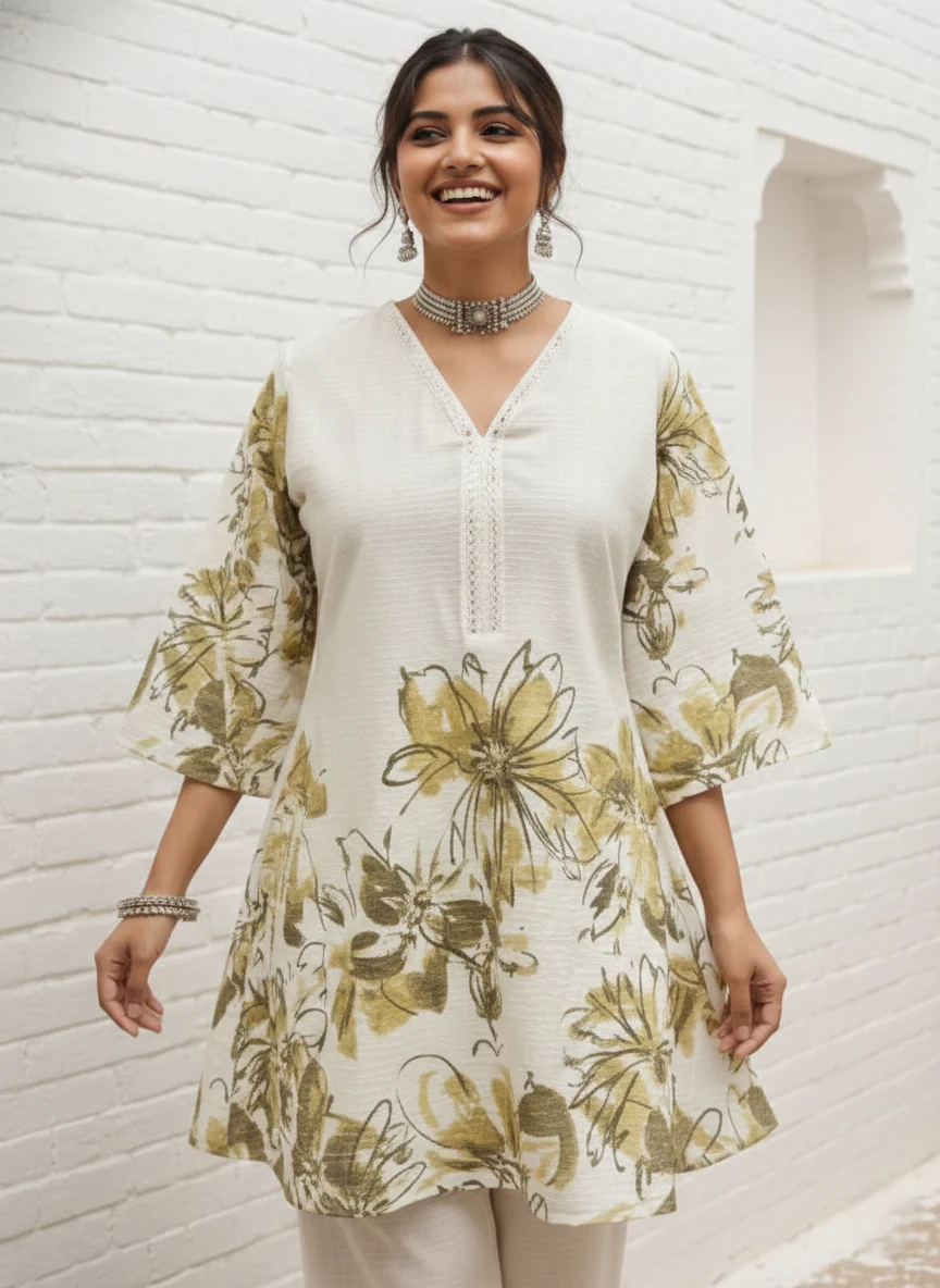 Swades Fern cotton co-ord set - Image 2